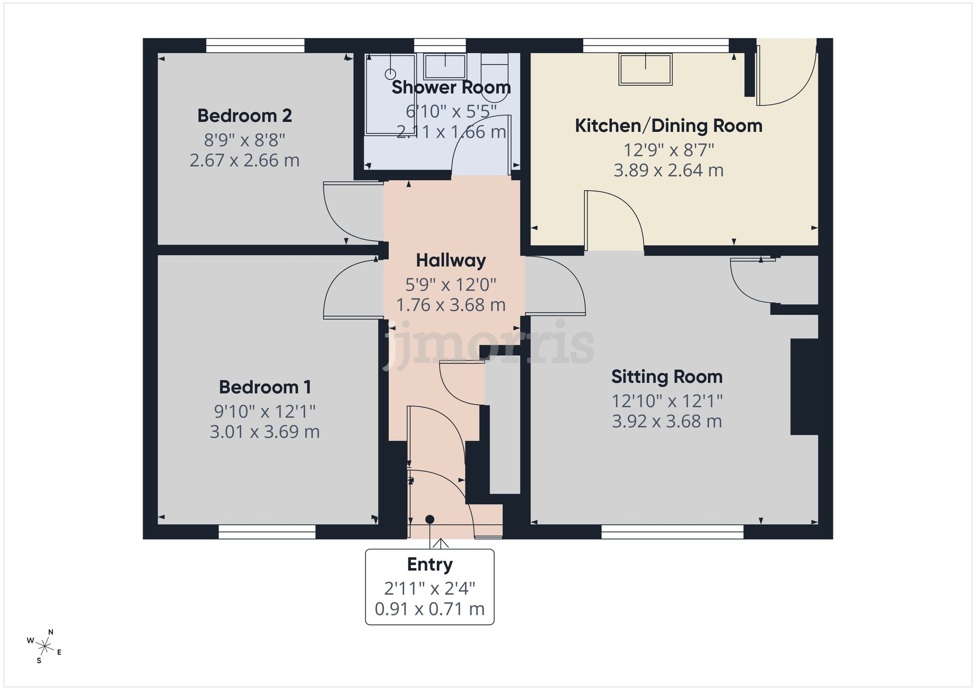 Floorplan for Heol Preseli, Fishguard, SA65