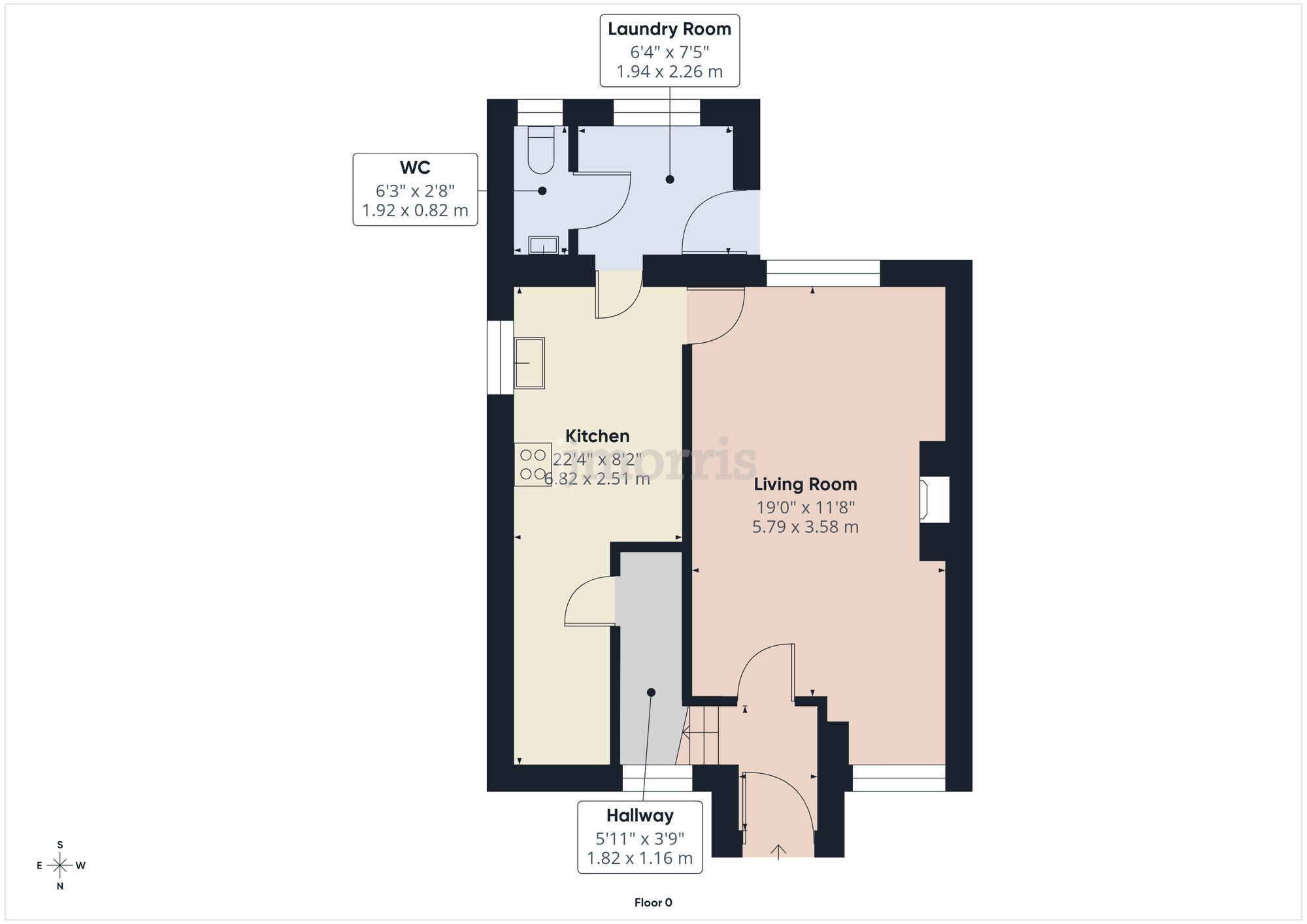 Floorplan for Maesglas, Cardigan, SA43