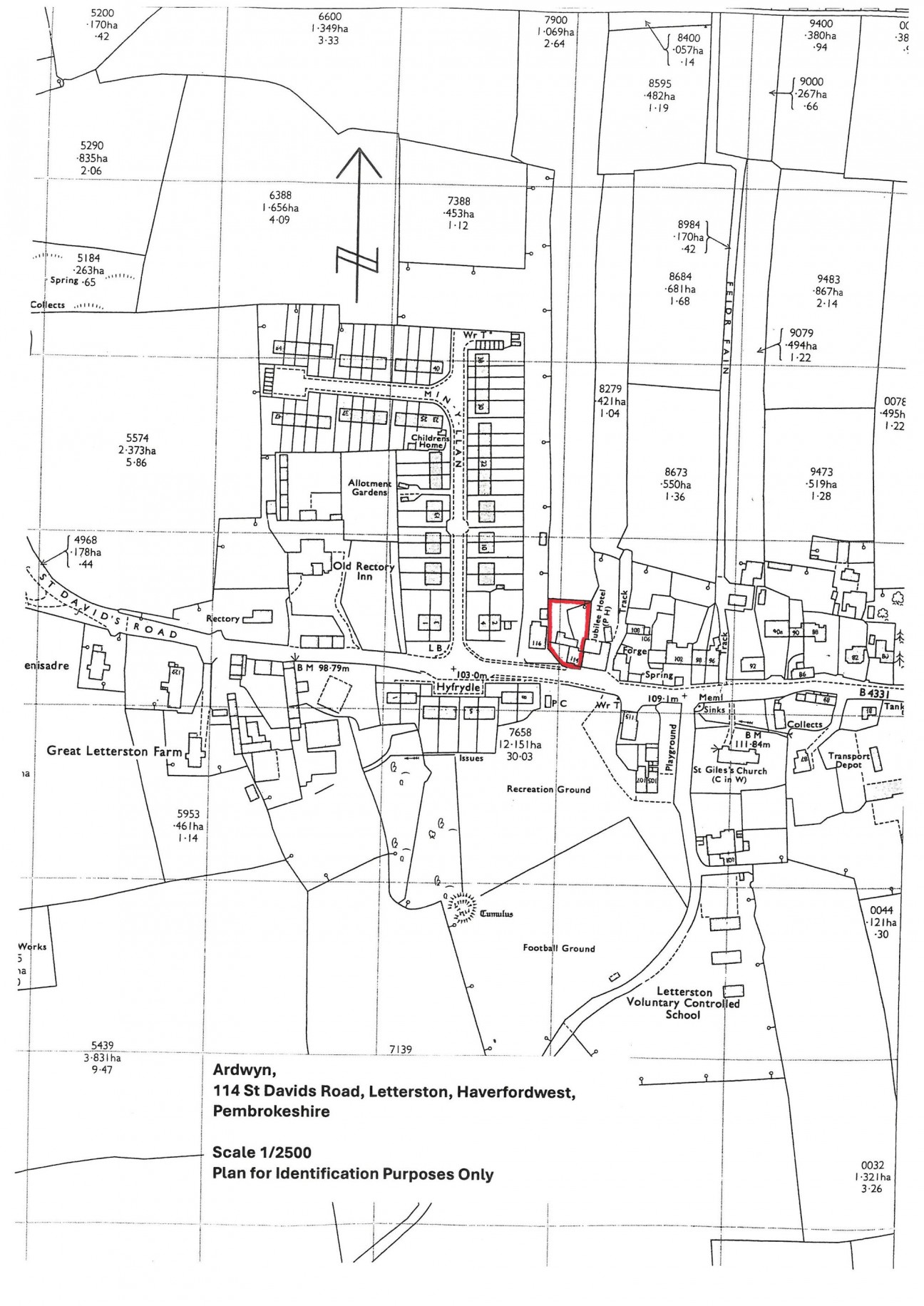 St Davids Road, Letterston, SA62