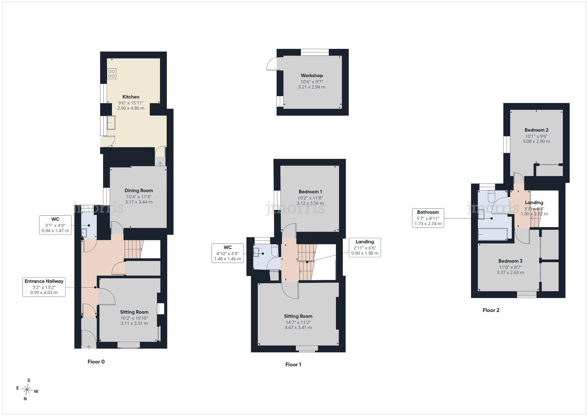 Floorplan for Gloucester Terrace, Haverfordwest, SA61