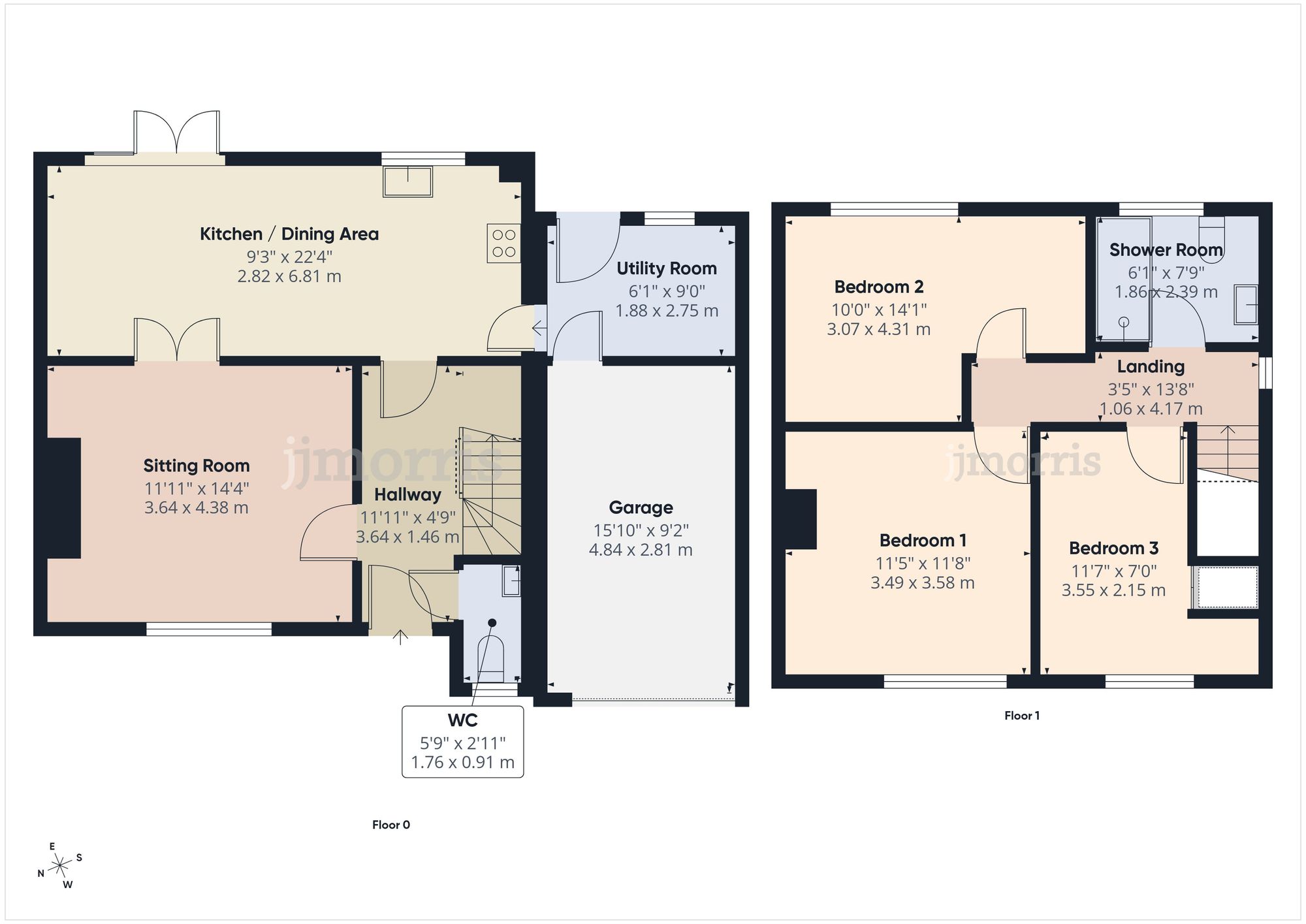Floorplan for Parc Yr Eglwys, Dinas Cross, SA42