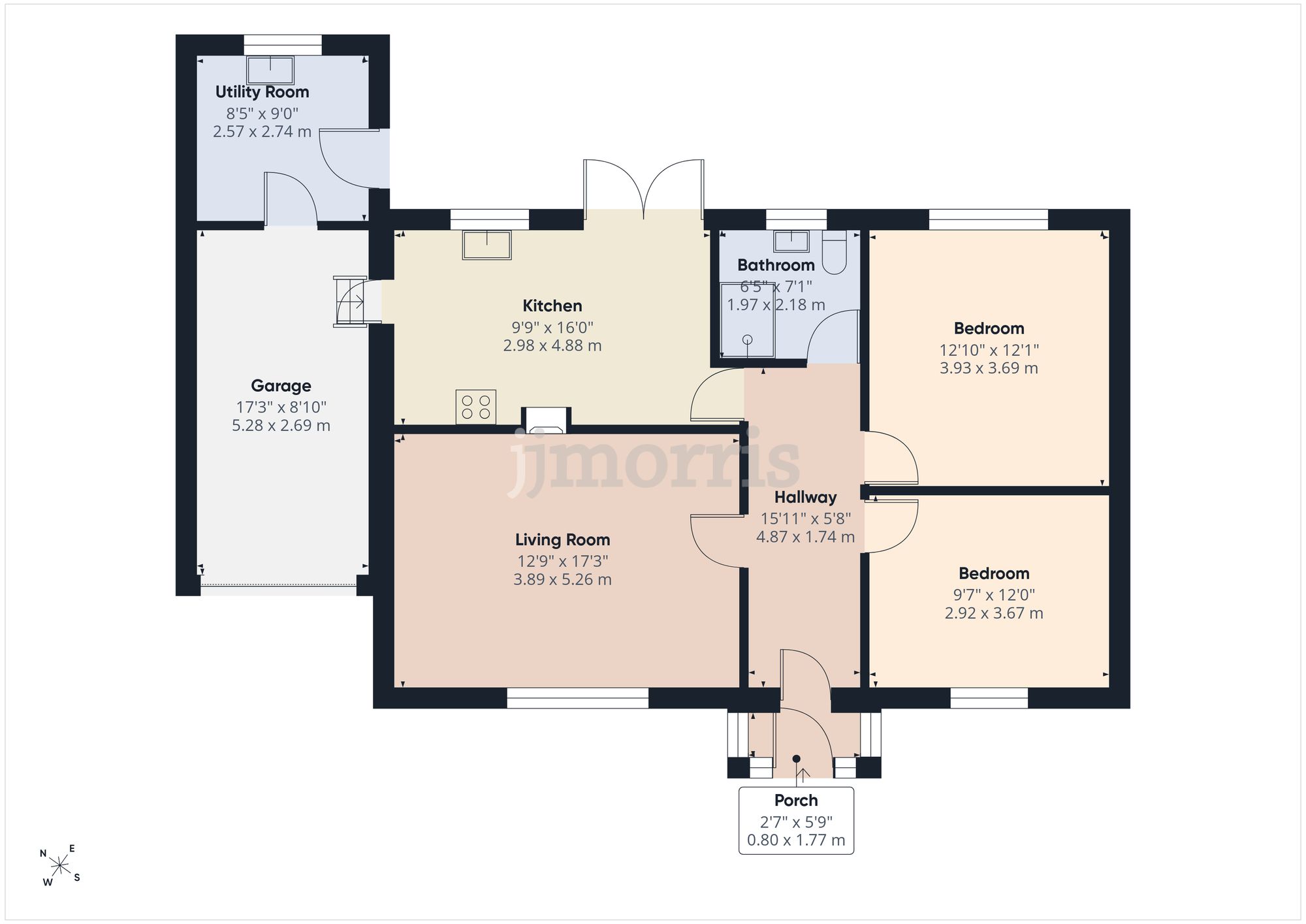 Floorplan for Lon Yr Ysgol, Blaenporth, SA43