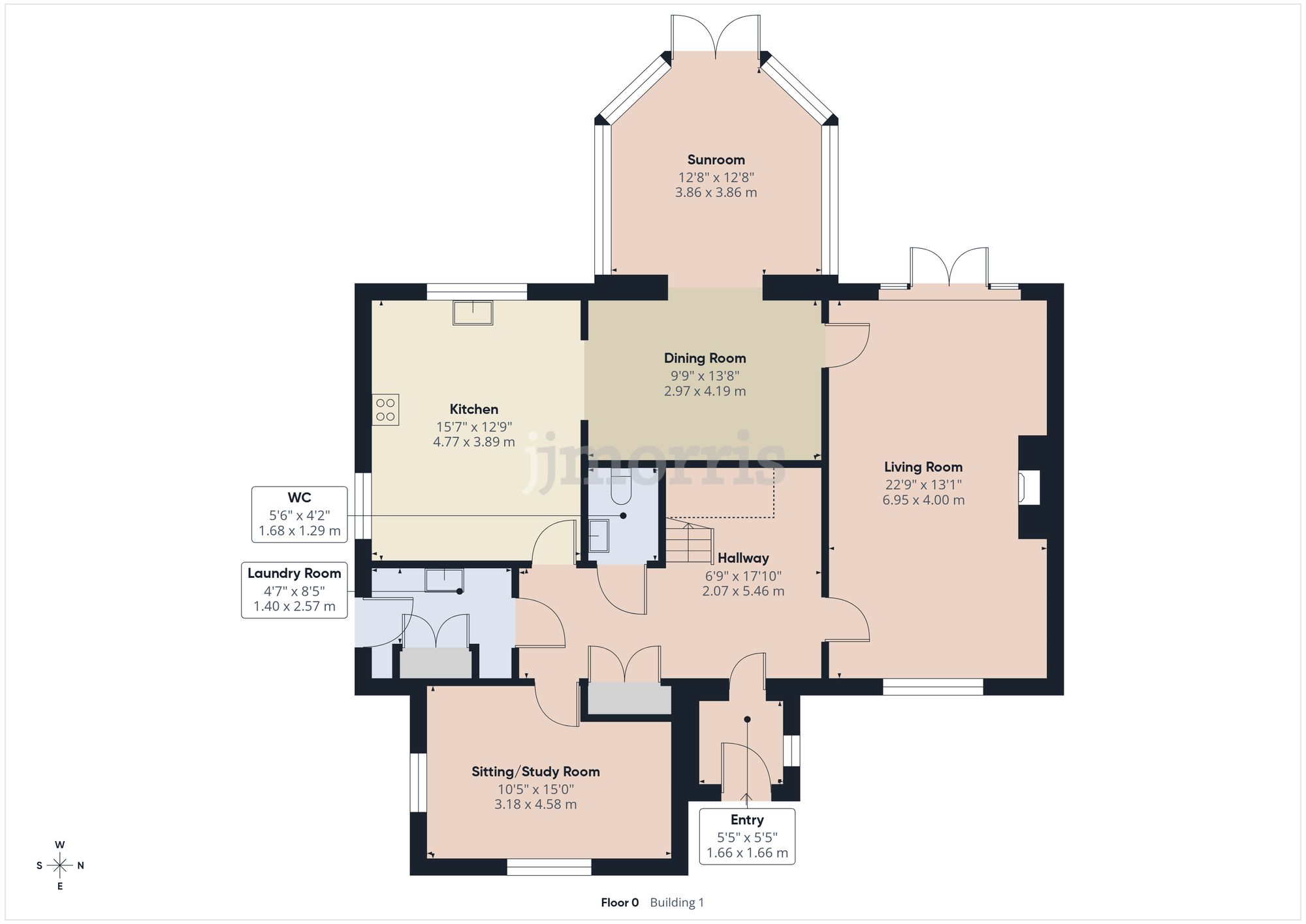 Floorplan for Parc Yr Eos, Hermon, SA36