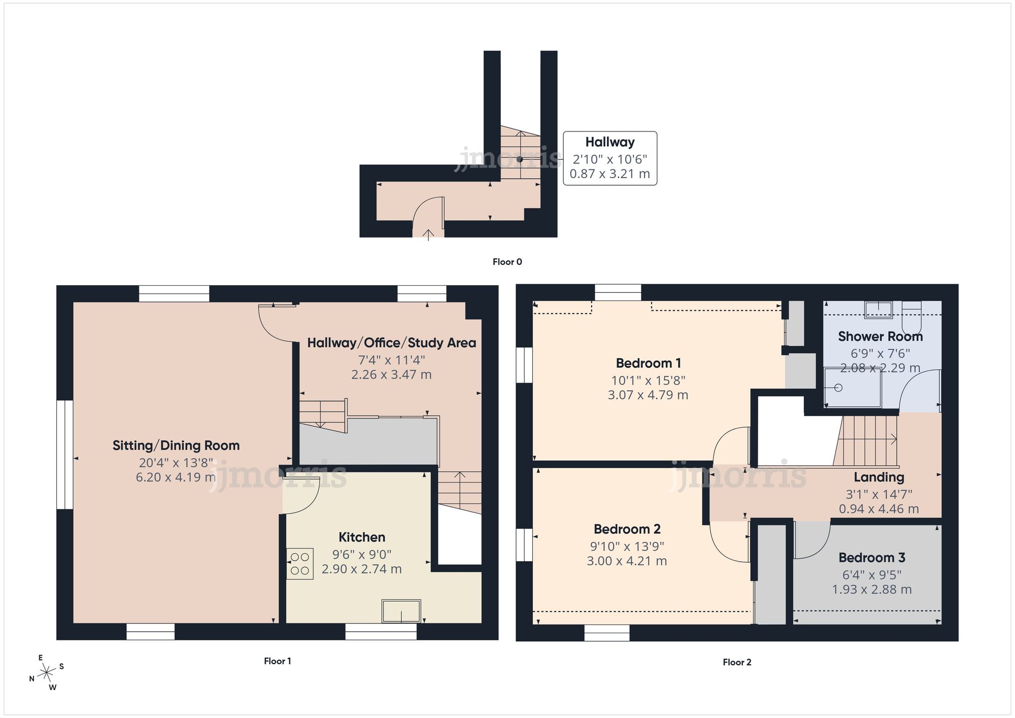 Floorplan for 1A Feidr Eglwys, Newport, SA42