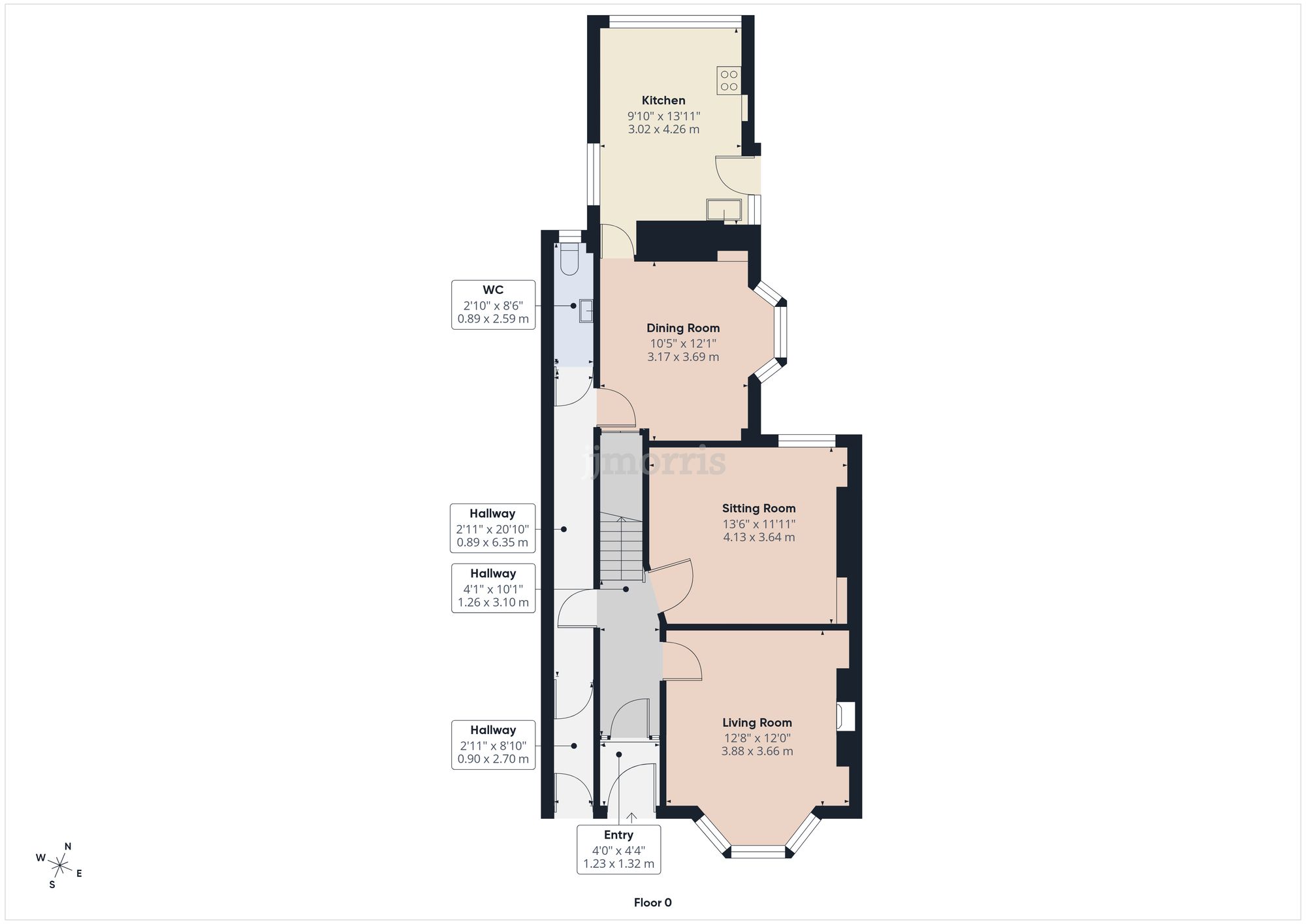 Floorplan for North Road, Cardigan, SA43
