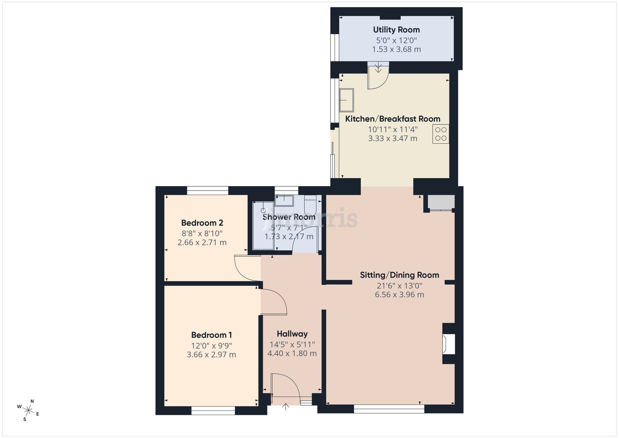 Floorplan for Heol Preseli, Fishguard, SA65