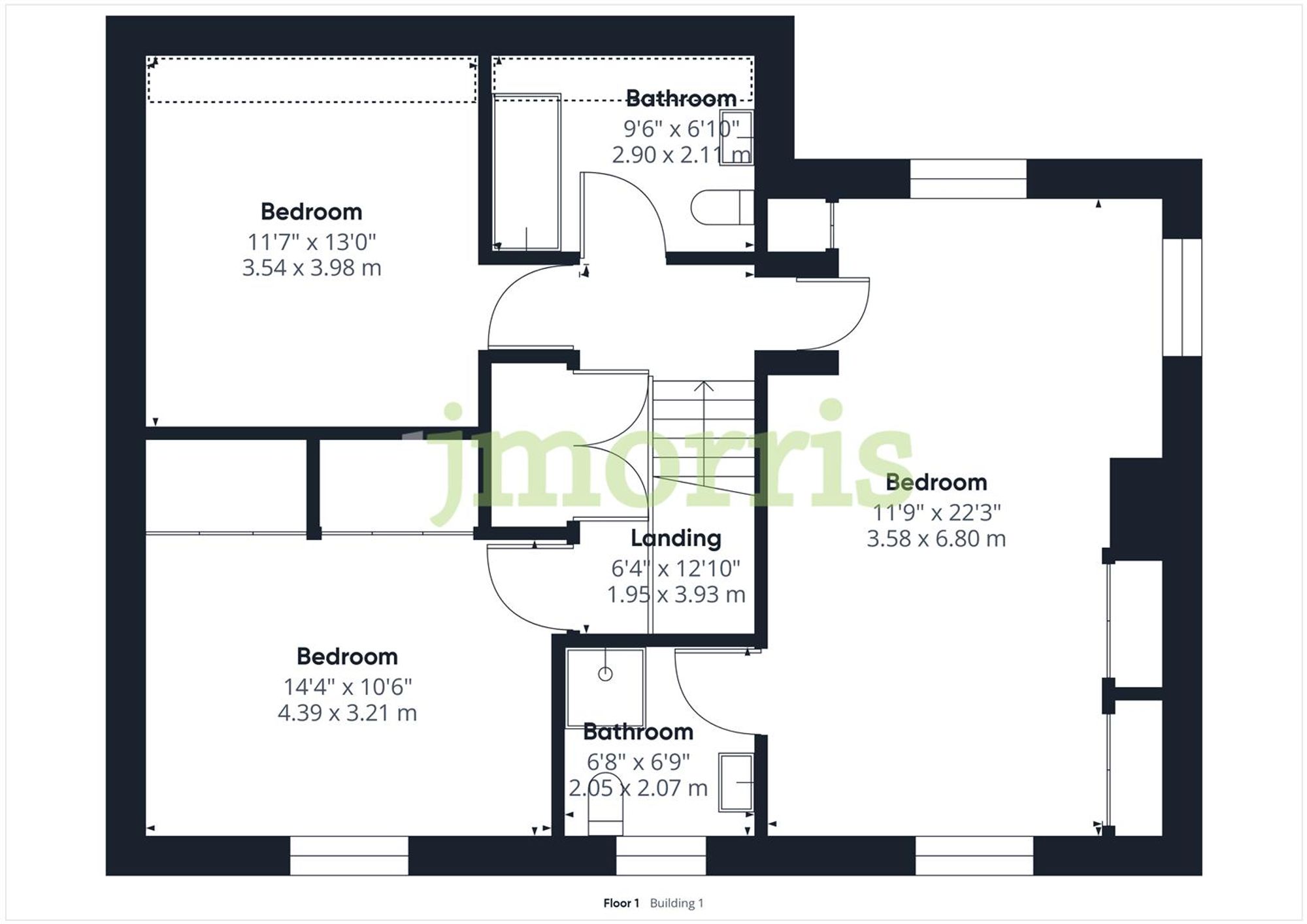 Floorplan for Lon Yr Ysgol, Blaenporth, SA43