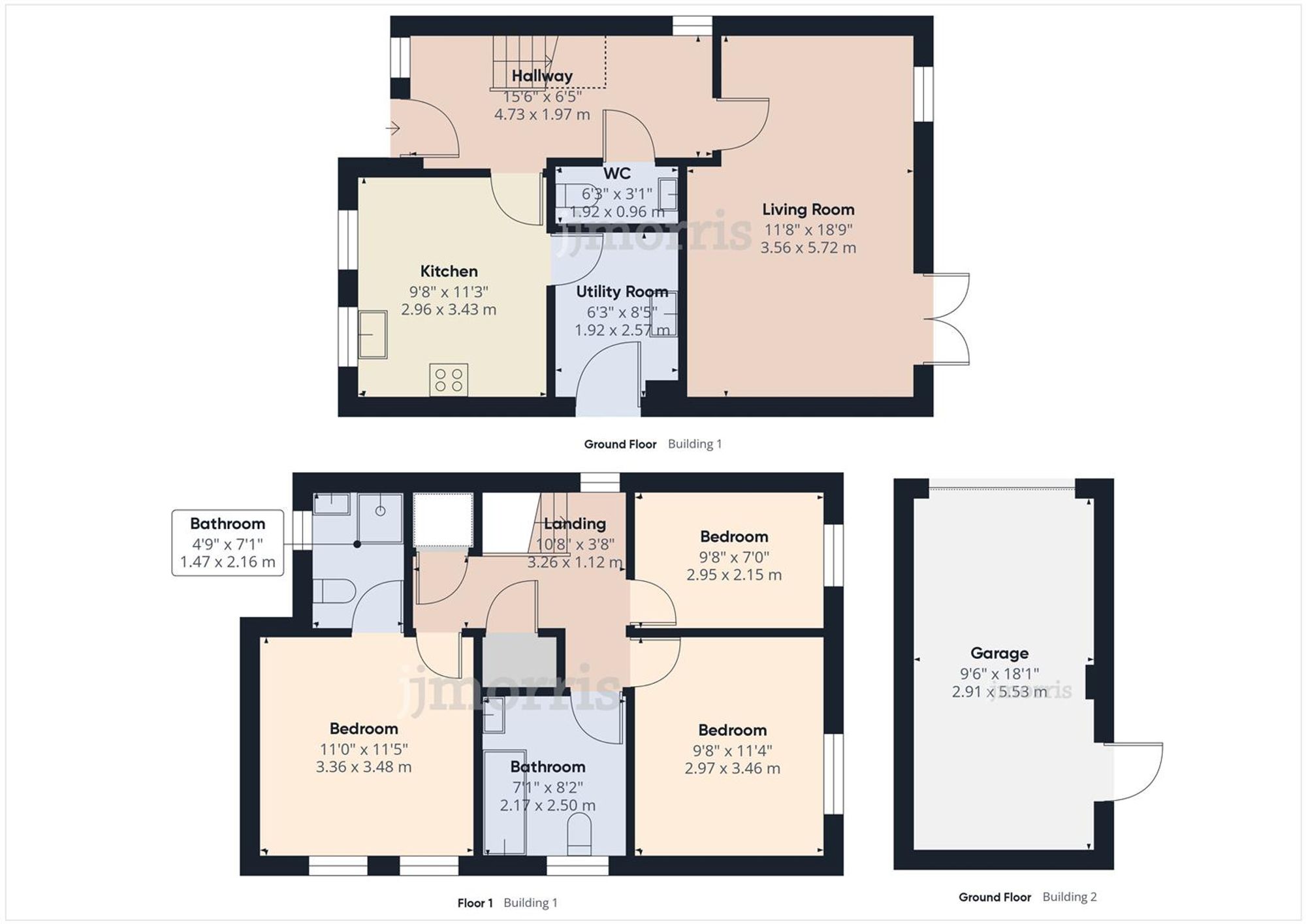 Floorplan for Maes Waldo, Fishguard, SA65