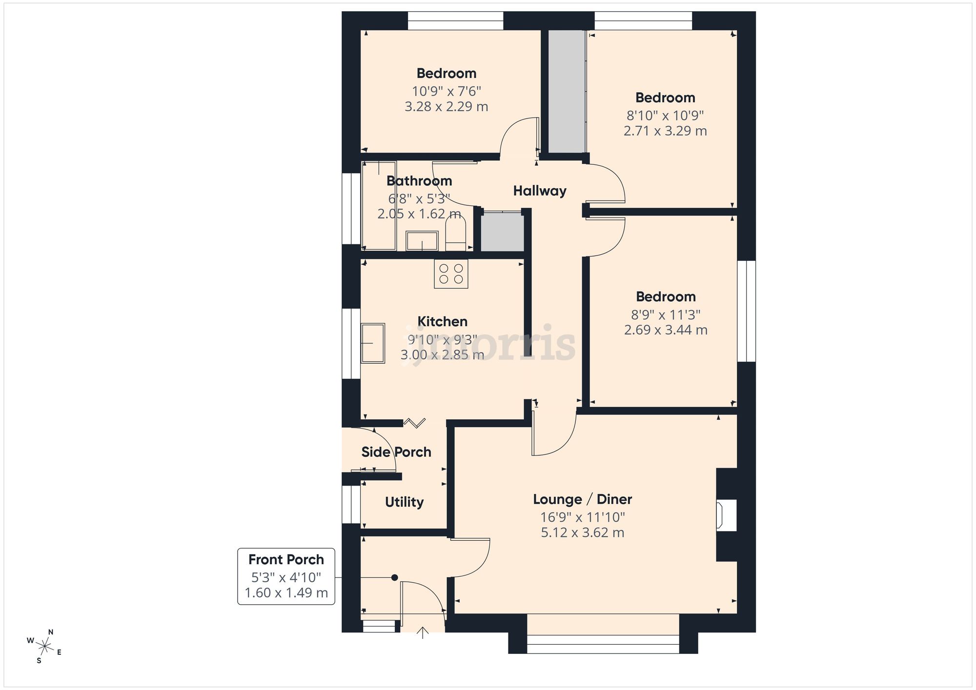 Floorplan for Lime Grove, Tavernspite, SA34