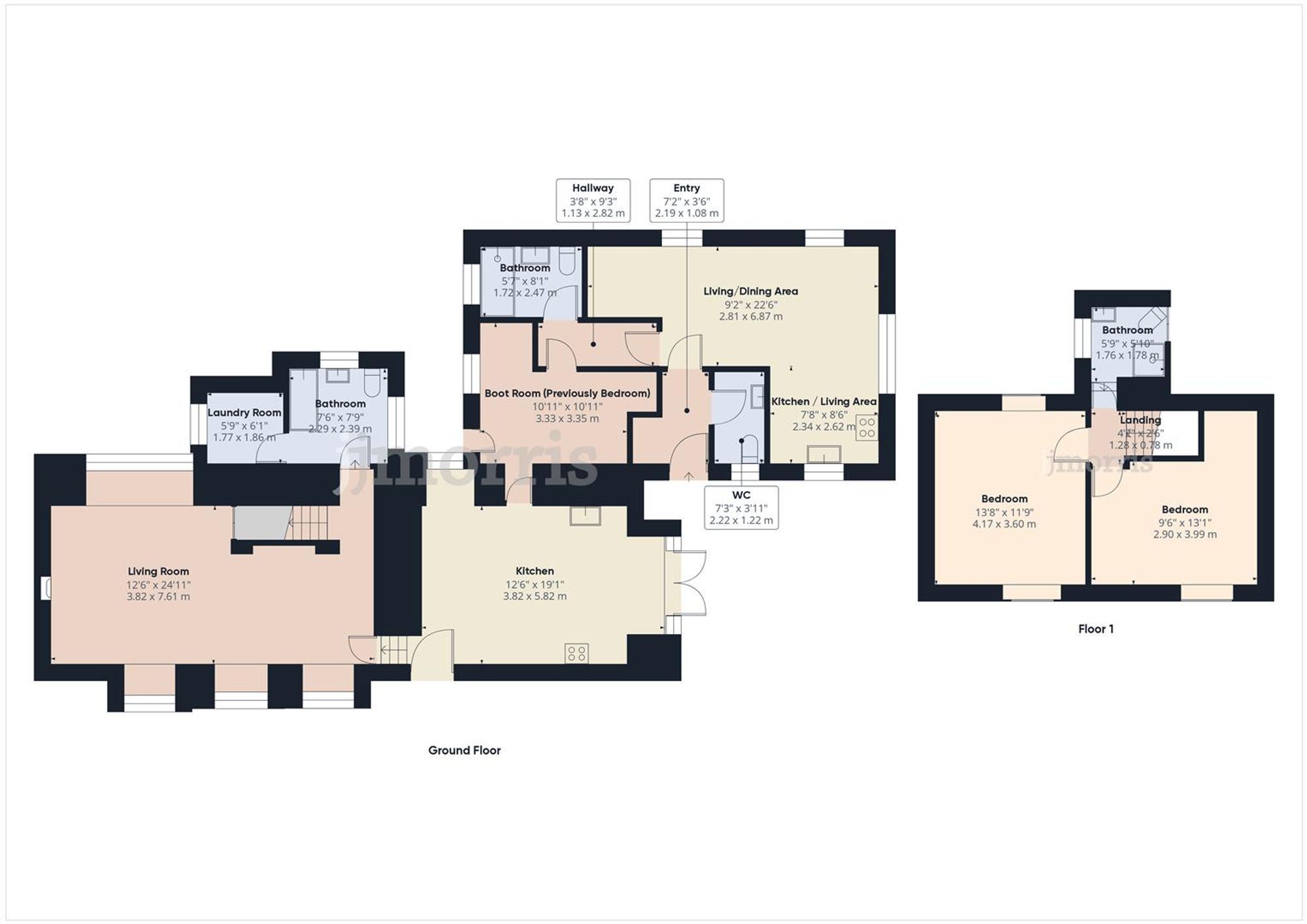 Floorplan for Aberbanc, Penrhiwllan, SA44