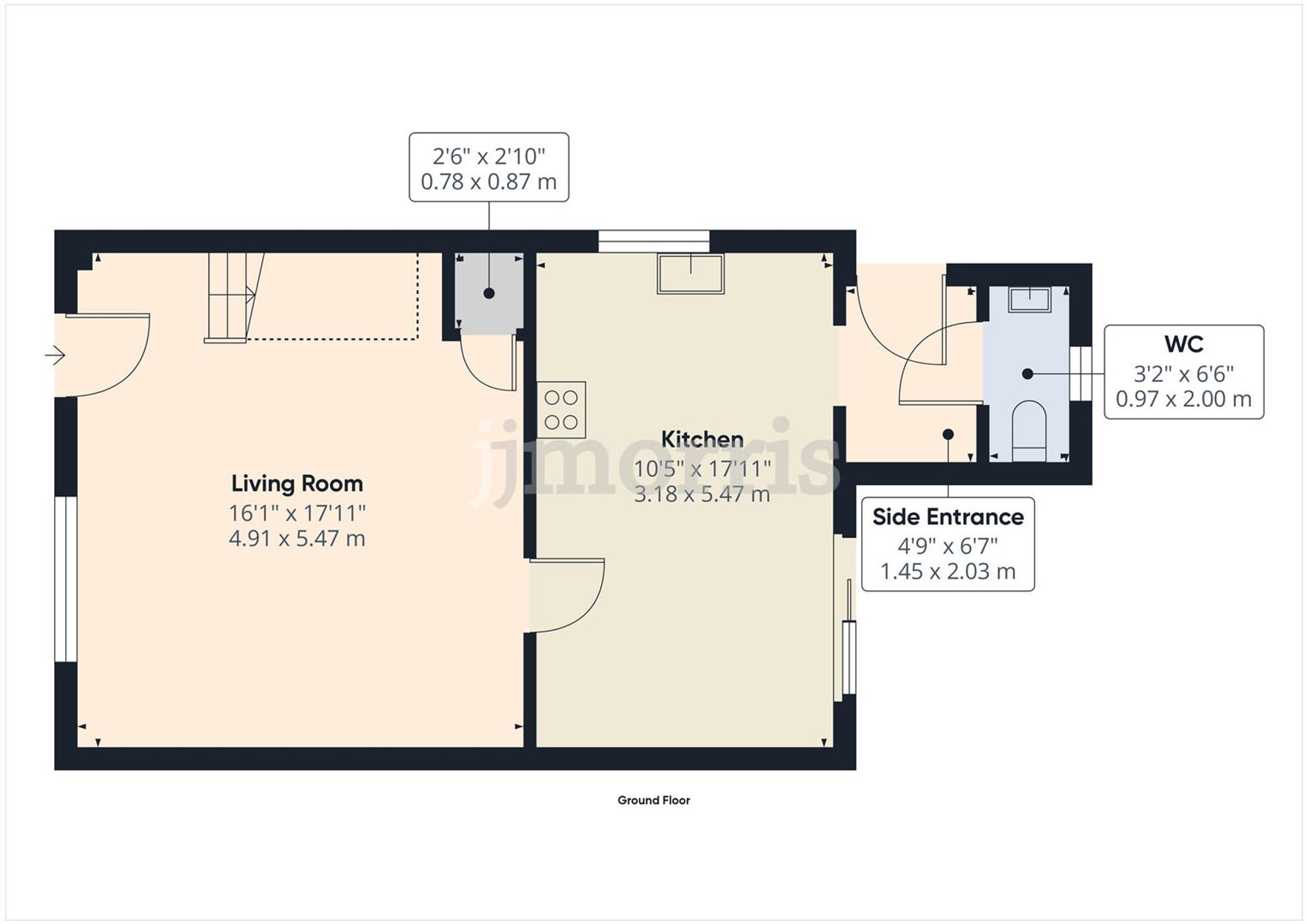 Floorplan for Blaen Treweryll, Blaenffos, SA37