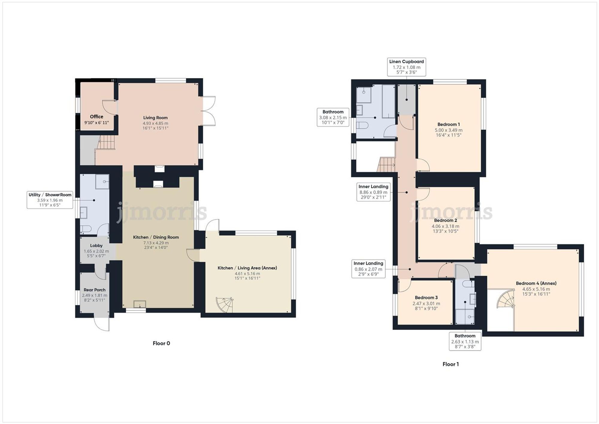 Floorplan for Nantycaws, Carmarthen, SA32