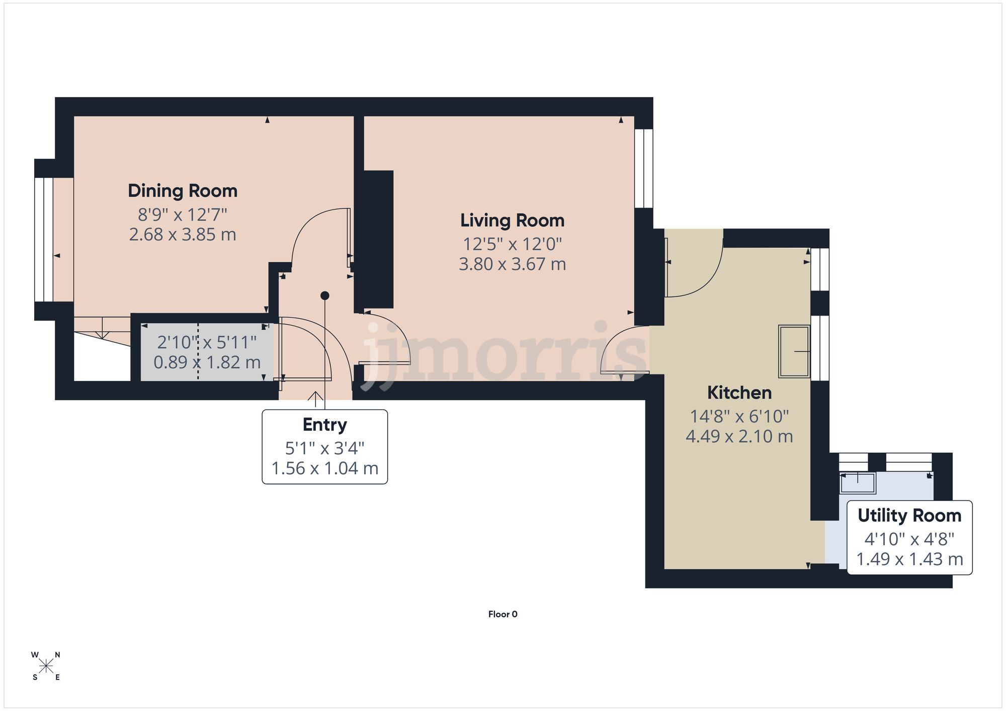 Floorplan for Gwbert Road, Cardigan, SA43