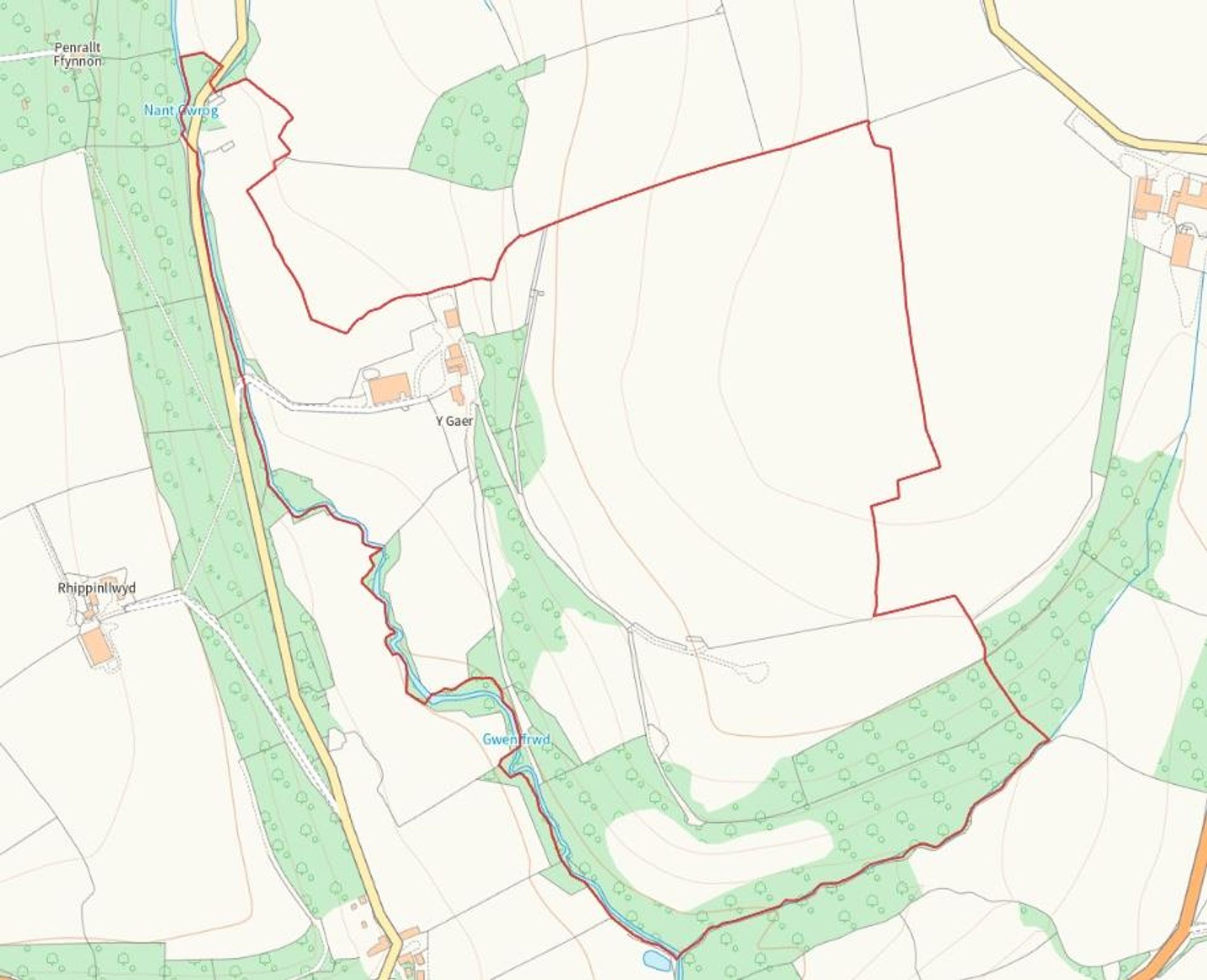 Floorplan for Cwm Cou, Newcastle Emlyn, SA38