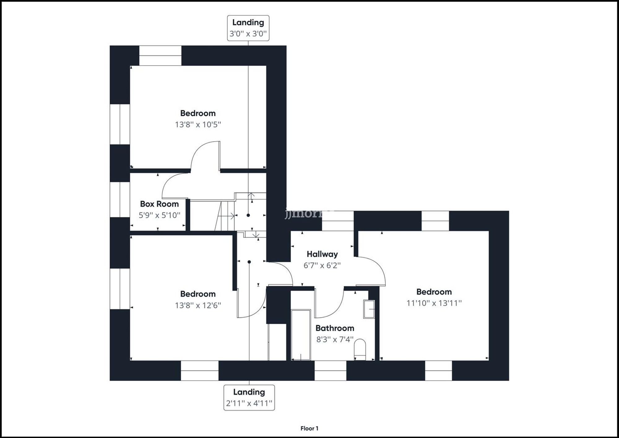 Floorplan for The Ridgeway, Manorbier, SA70