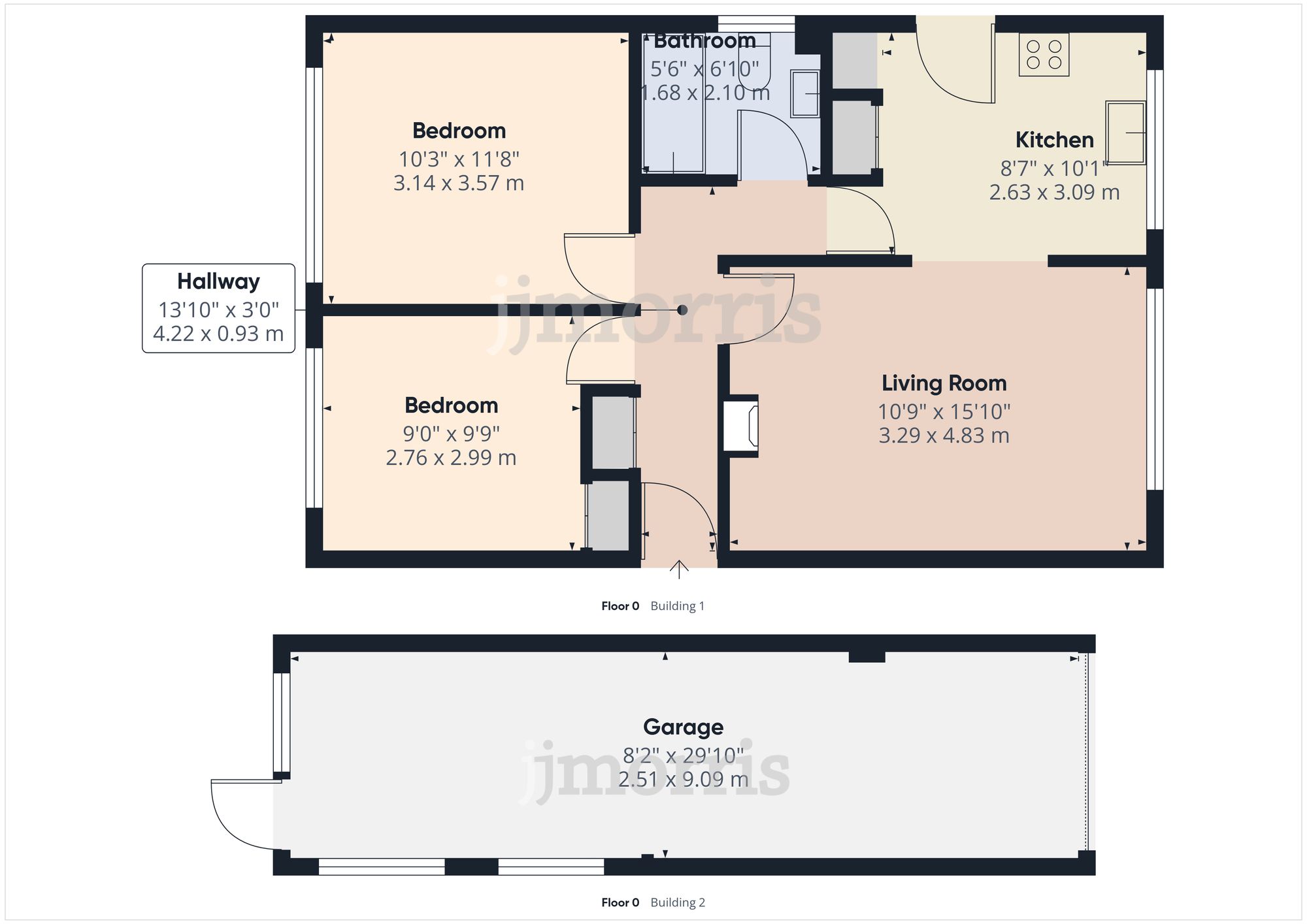 Floorplan for 29 Ffordd Y Bedol, Aberporth, SA43