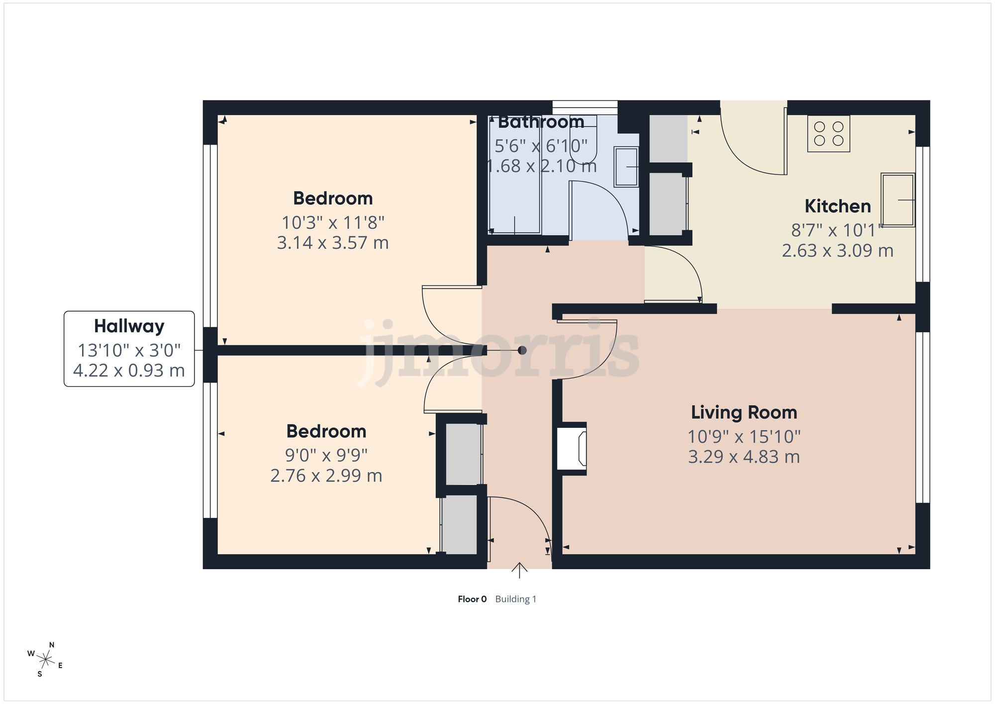 Floorplan for 29 Ffordd Y Bedol, Aberporth, SA43