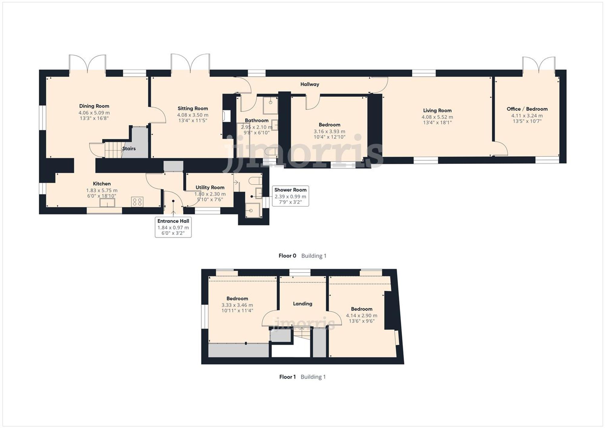Floorplan for St. Clears, Carmarthen, SA33
