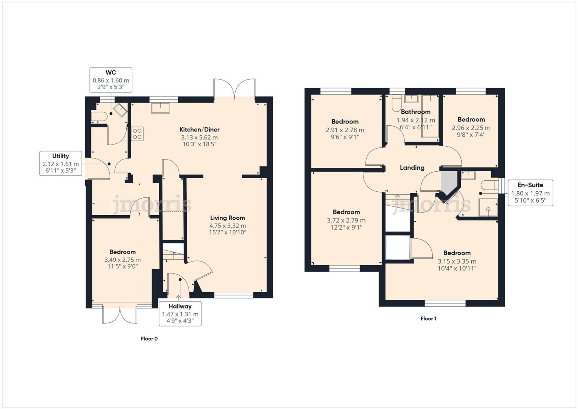 Floorplan for Maes Yr Odyn, Narberth, SA67
