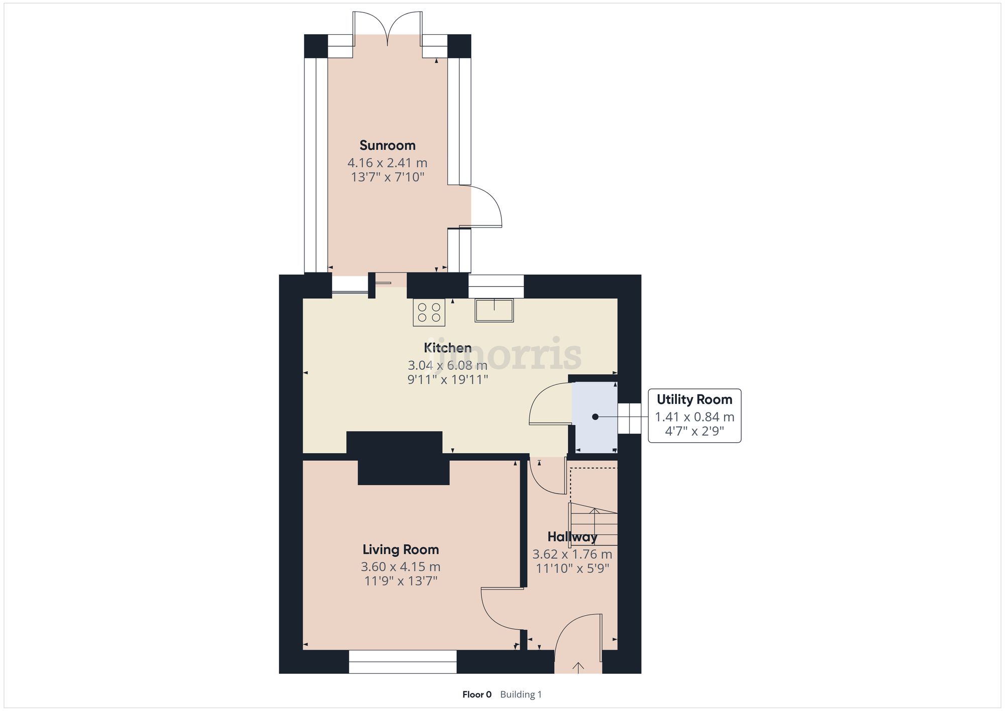 Floorplan for Erwlas, Parcllyn, SA43