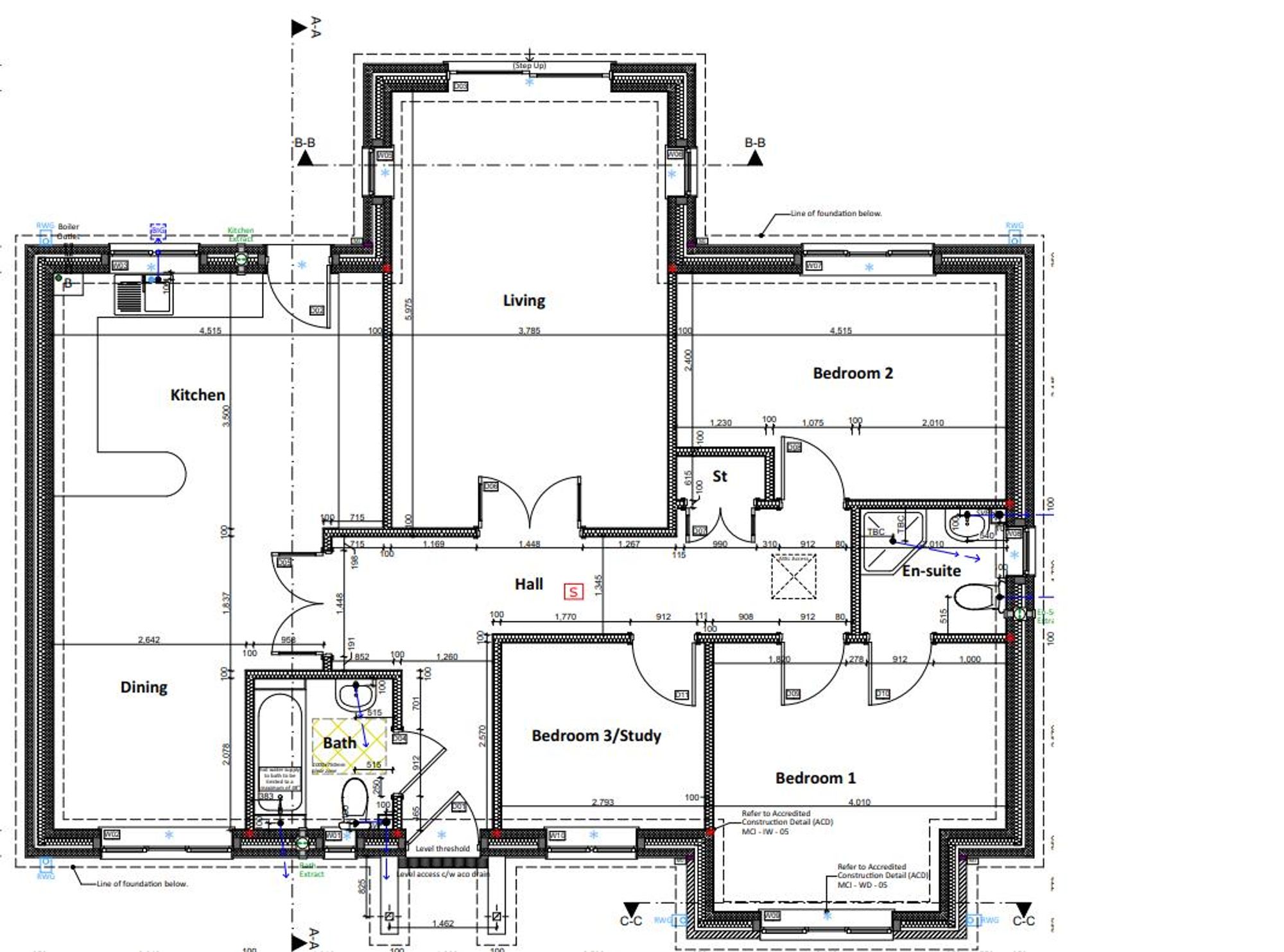 Floorplan for Beaconing Fields, Milford Haven, SA73
