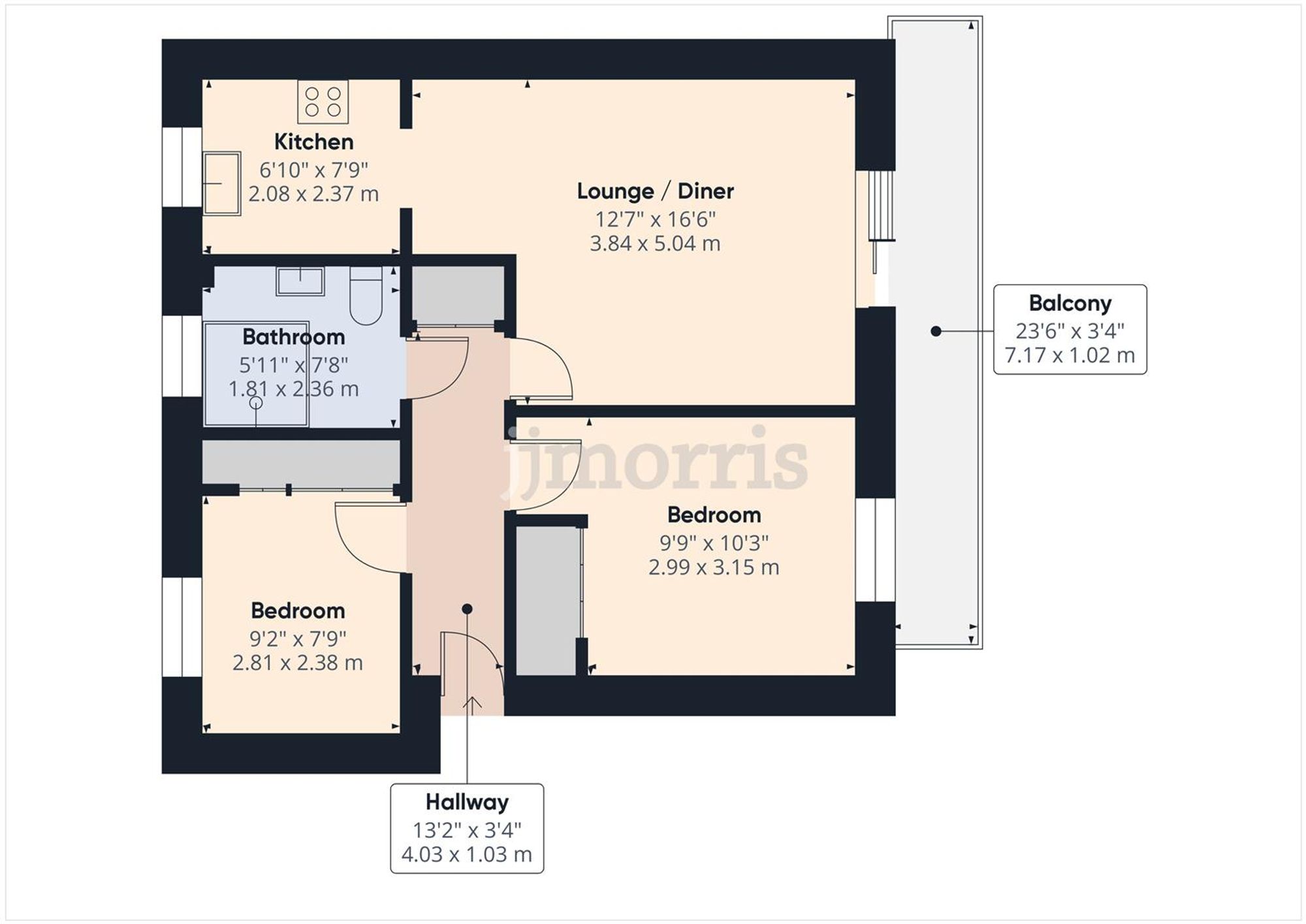 Floorplan for Spring Gardens, Cawdor Court Spring Gardens, SA67