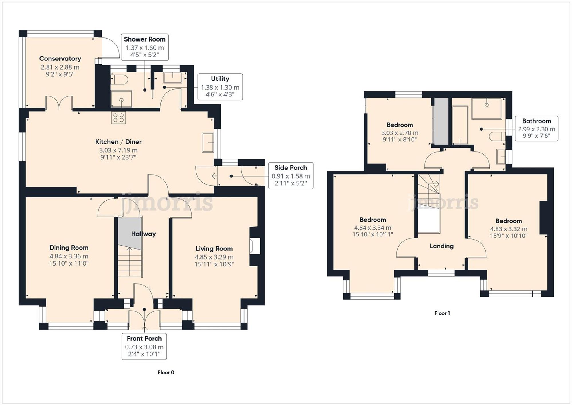 Floorplan for North Road, Whitland, SA34