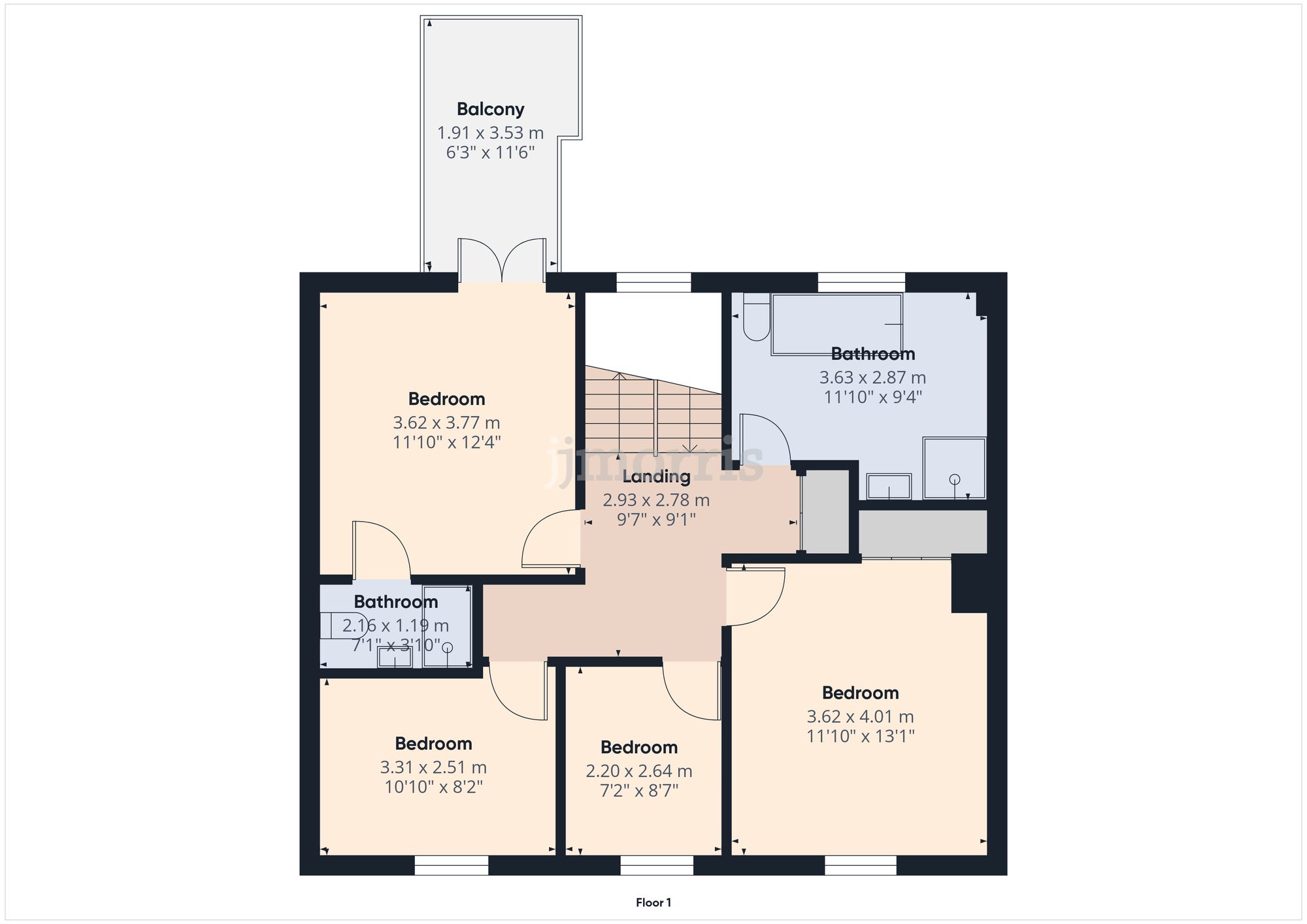 Floorplan for Feidr Ganol, Newport, SA42