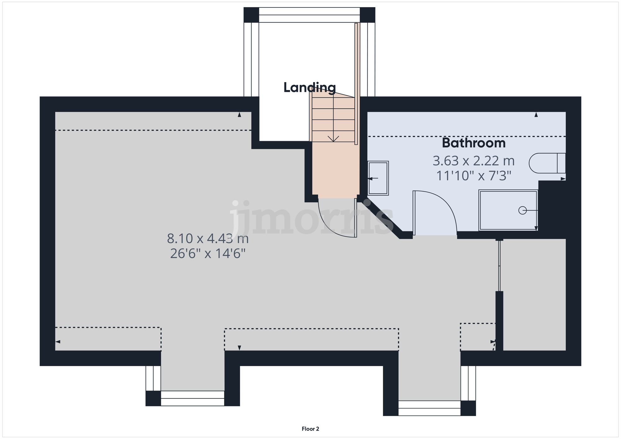Floorplan for Feidr Ganol, Newport, SA42