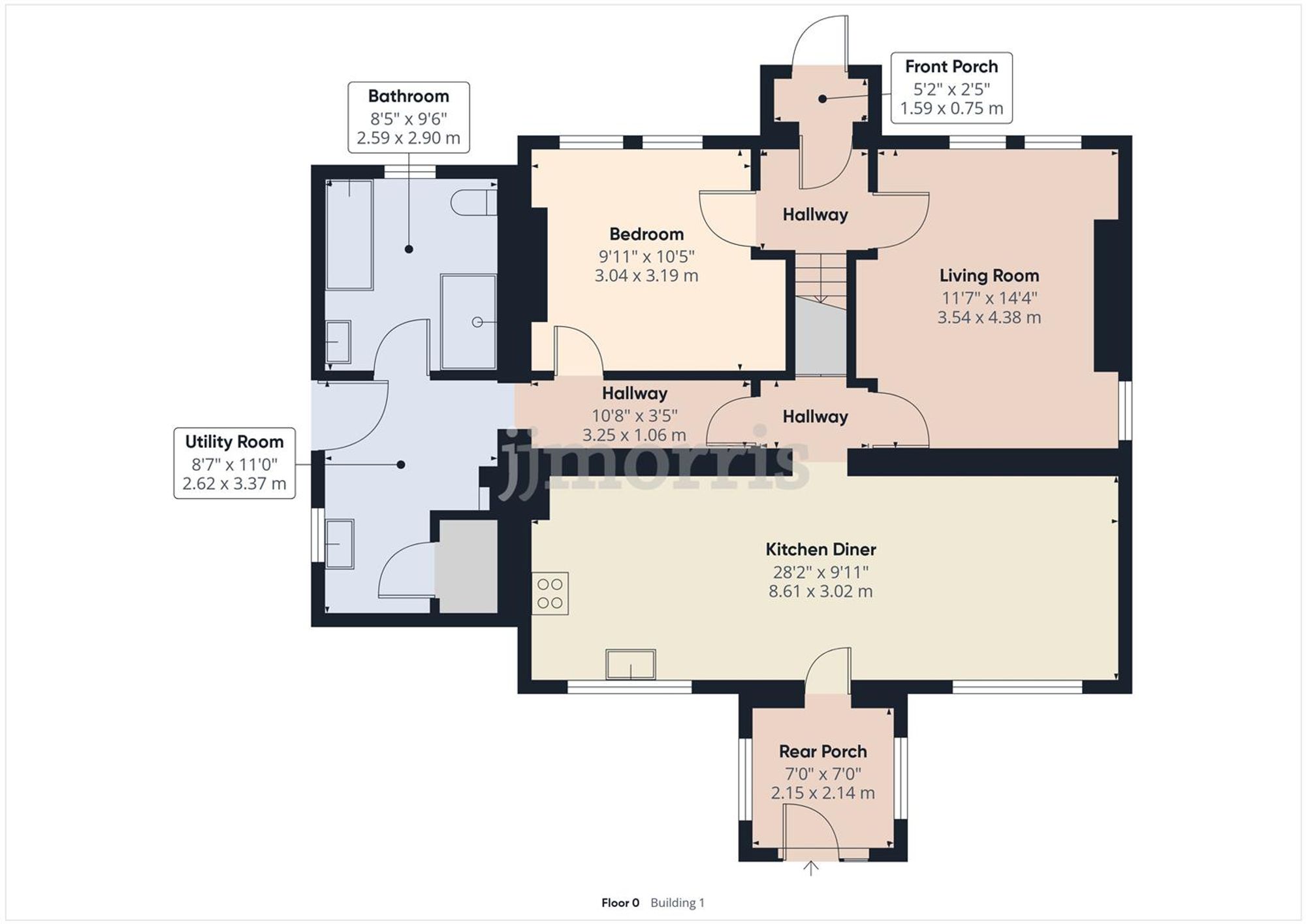 Floorplan for Cwmfelin Mynach, Whitland, SA34