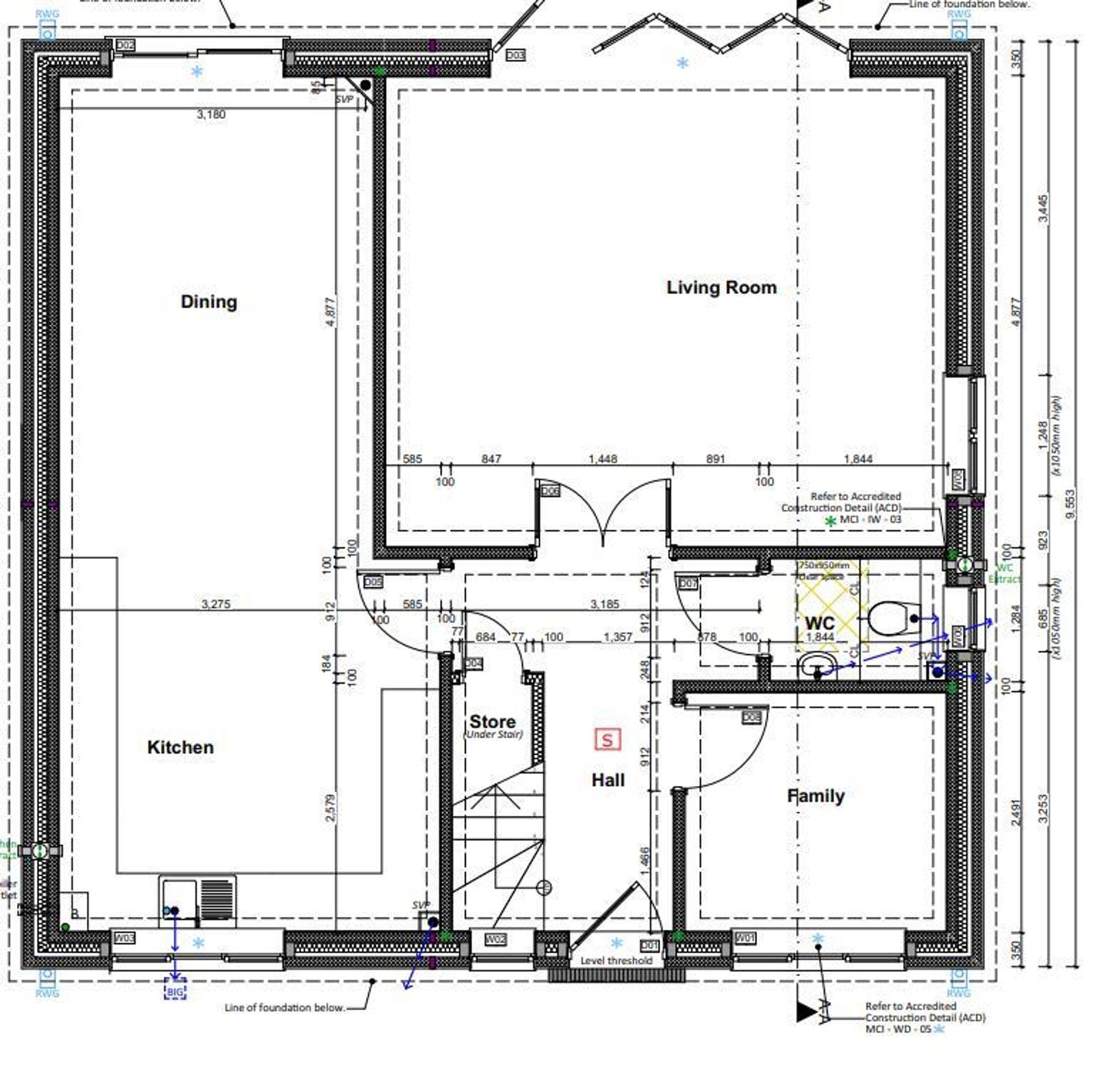 Floorplan for Beaconing Fields Development, Milford Haven, SA73