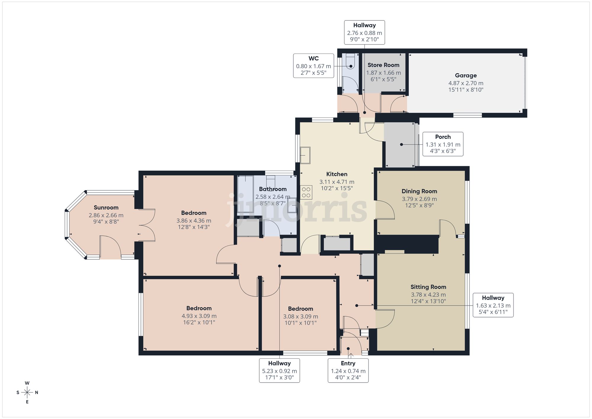 Floorplan for Maes-Y-Coed, Cardigan, SA43