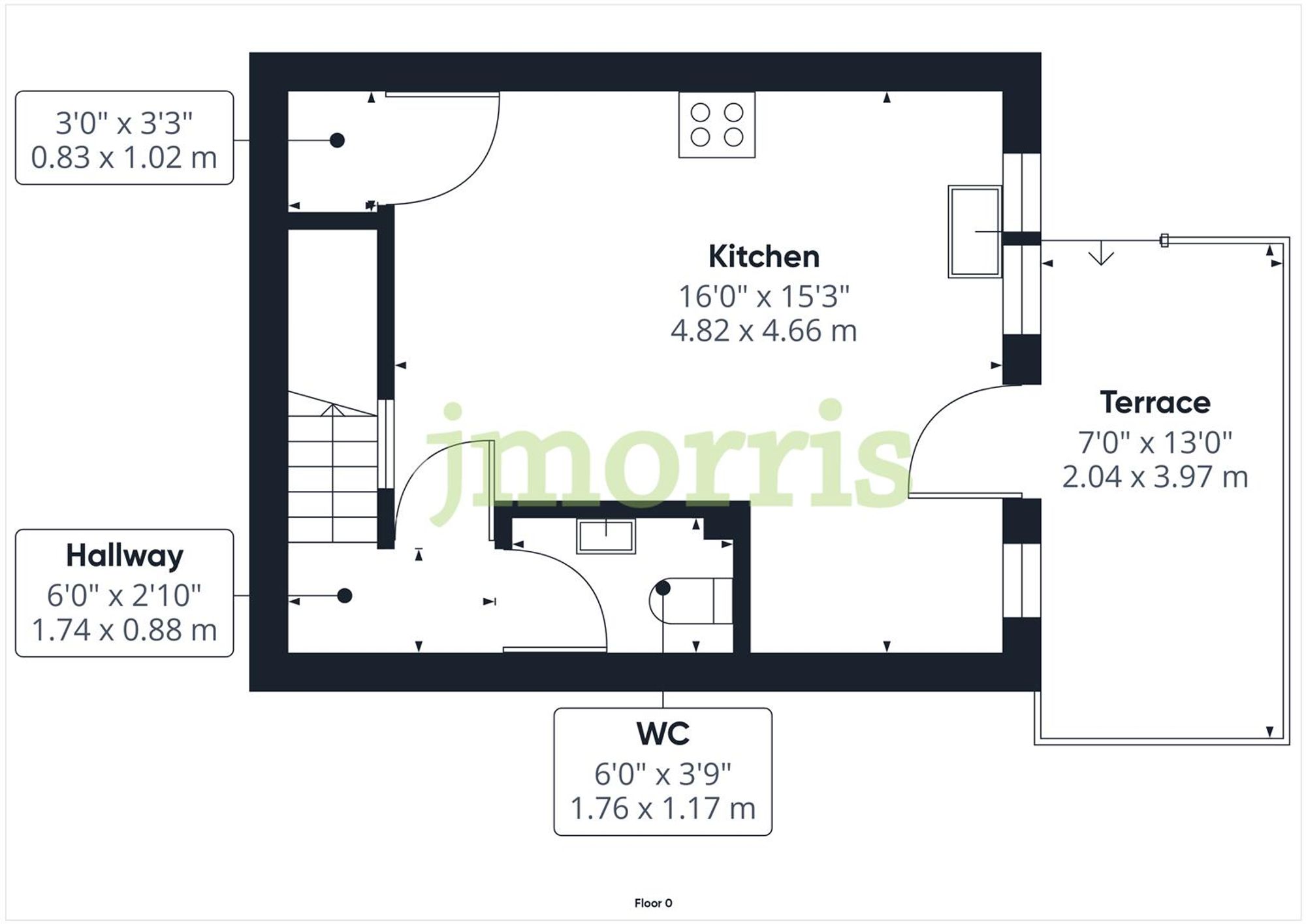 Floorplan for Pilot Street, St. Dogmaels, SA43