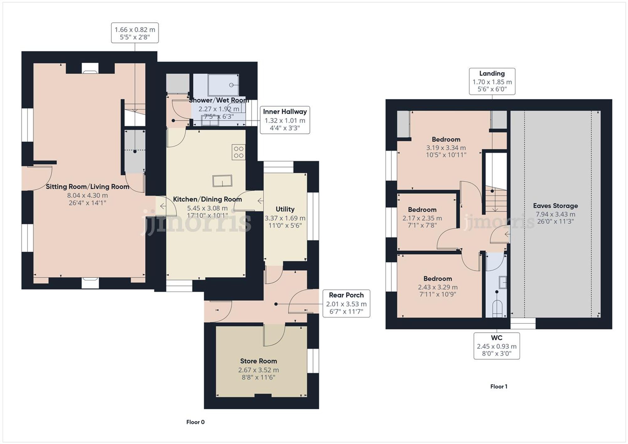 Floorplan for Cwmplysgog, Cilgerran, SA43
