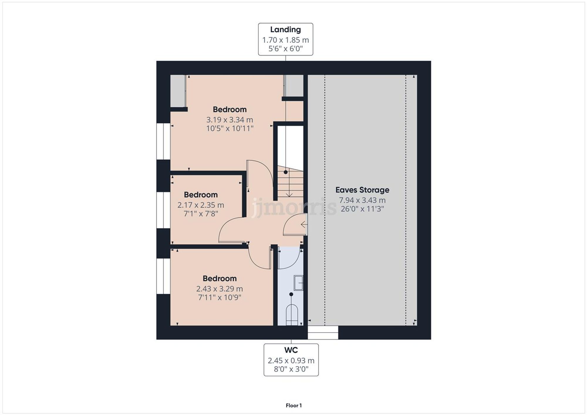 Floorplan for Cwmplysgog, Cilgerran, SA43