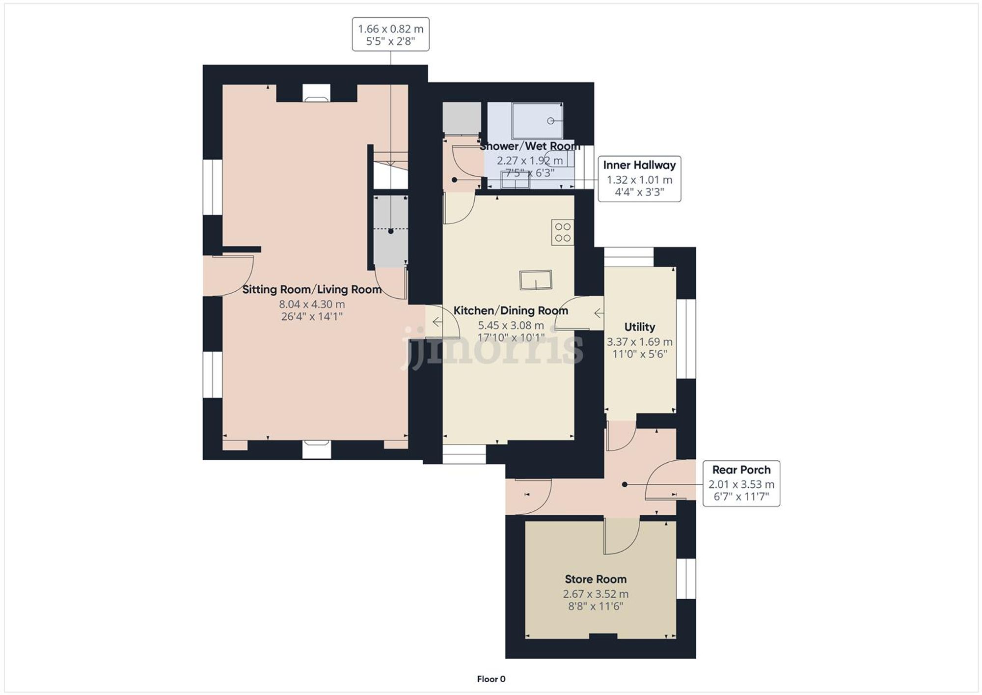 Floorplan for Cwmplysgog, Cilgerran, SA43