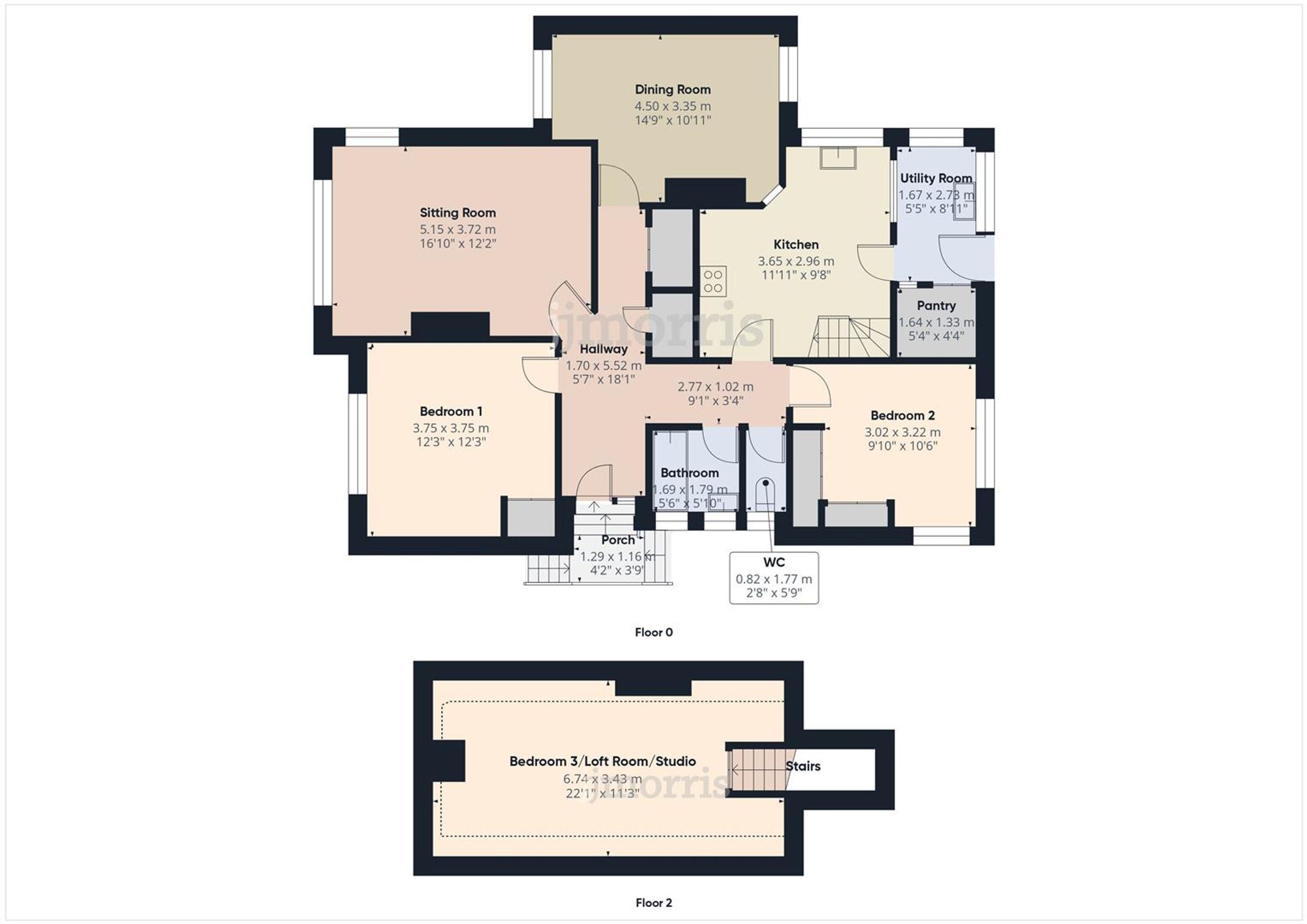 Floorplan for Penbanc, Fishguard, SA65