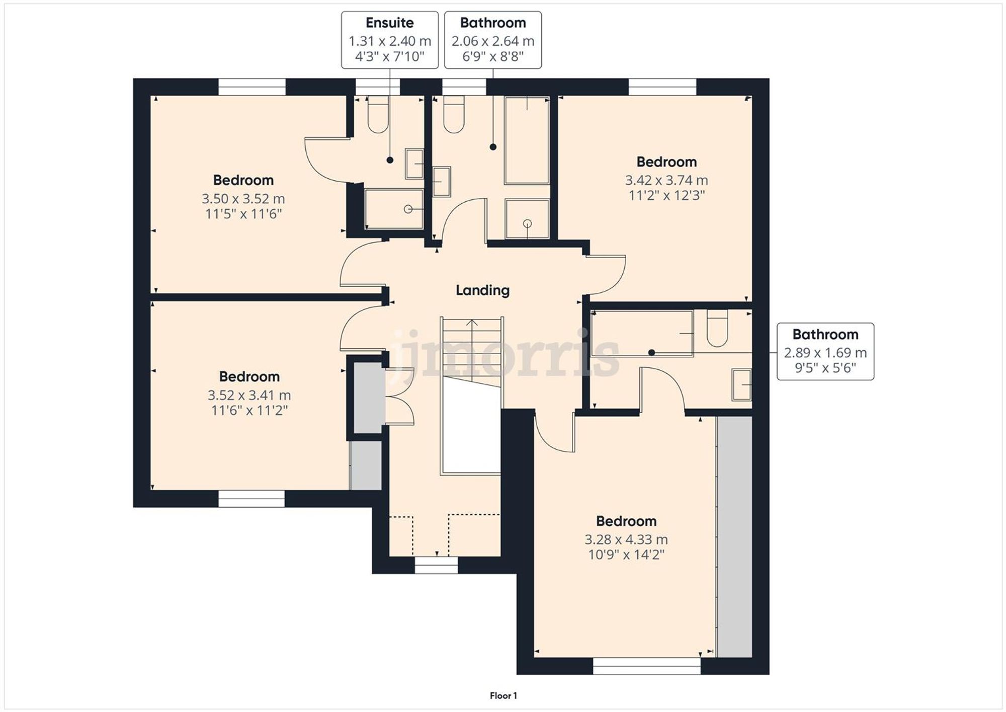 Floorplan for Penffordd, Clynderwen, SA66