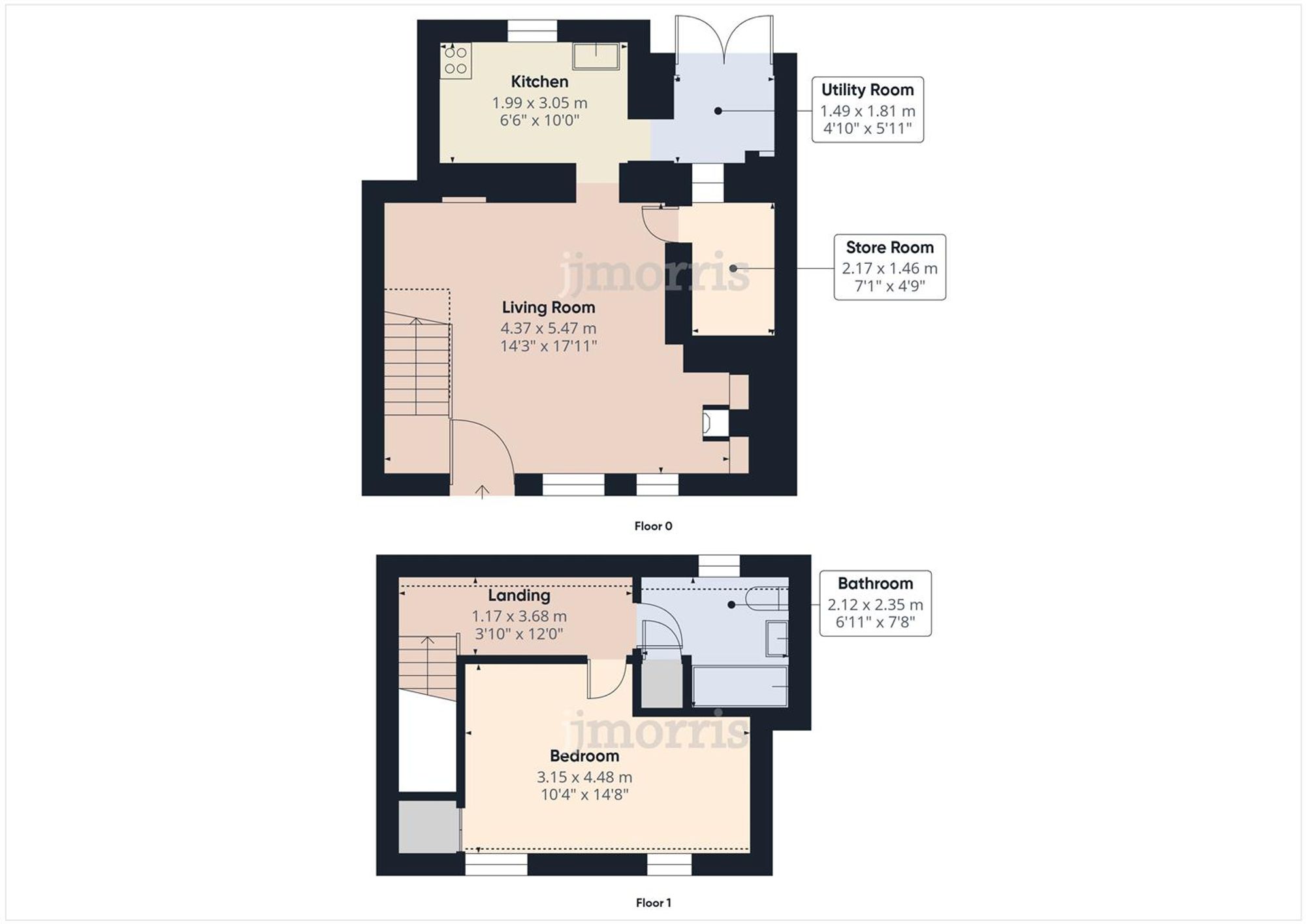 Floorplan for Wallis Street, Fishguard, SA65