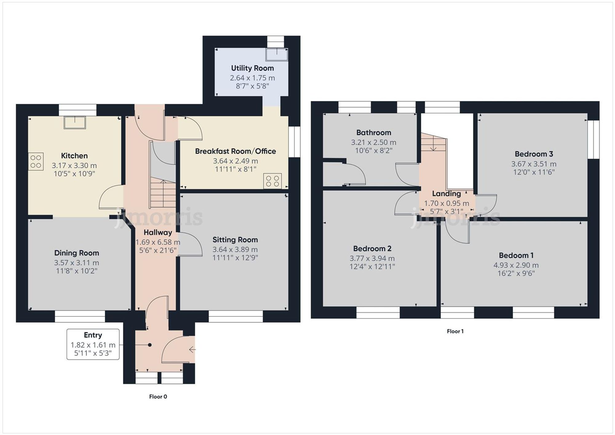 Floorplan for Puncheston, Haverfordwest, SA62