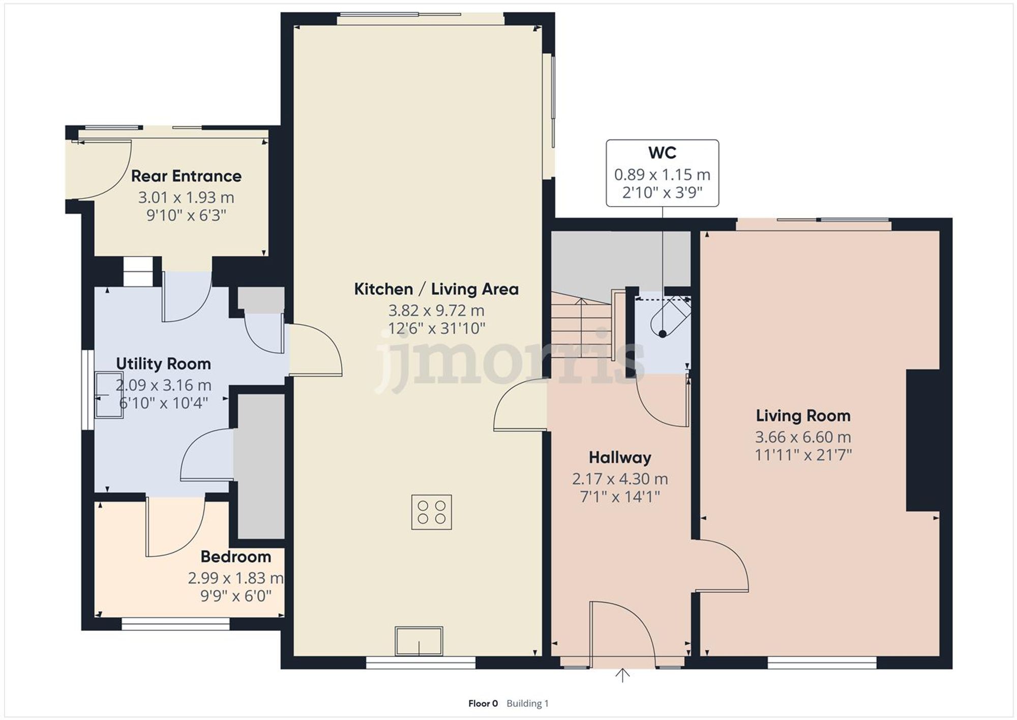 Floorplan for Ferwig, Cardigan, SA43