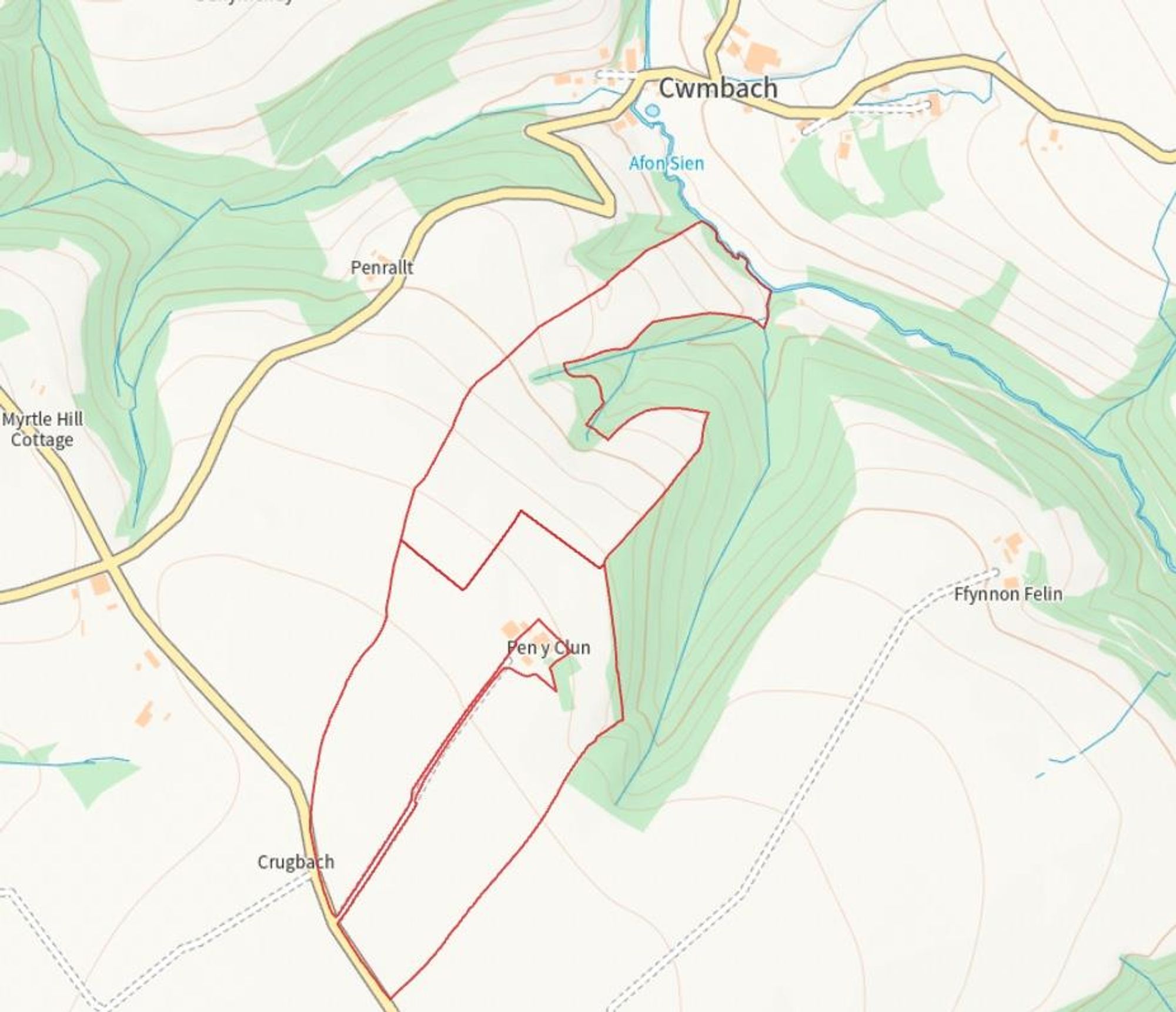 Floorplan for Cwmbach, Whitland, SA34
