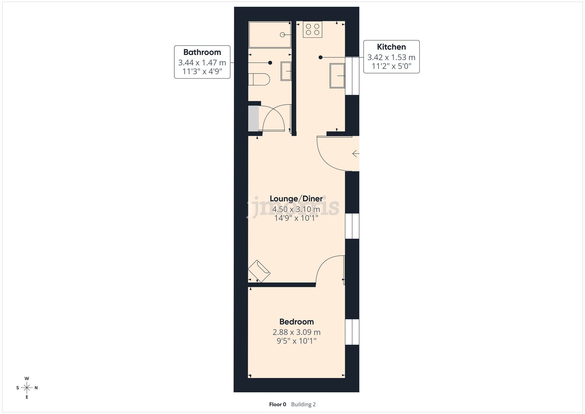 Floorplan for Kilgetty, Pembrokeshire, SA68