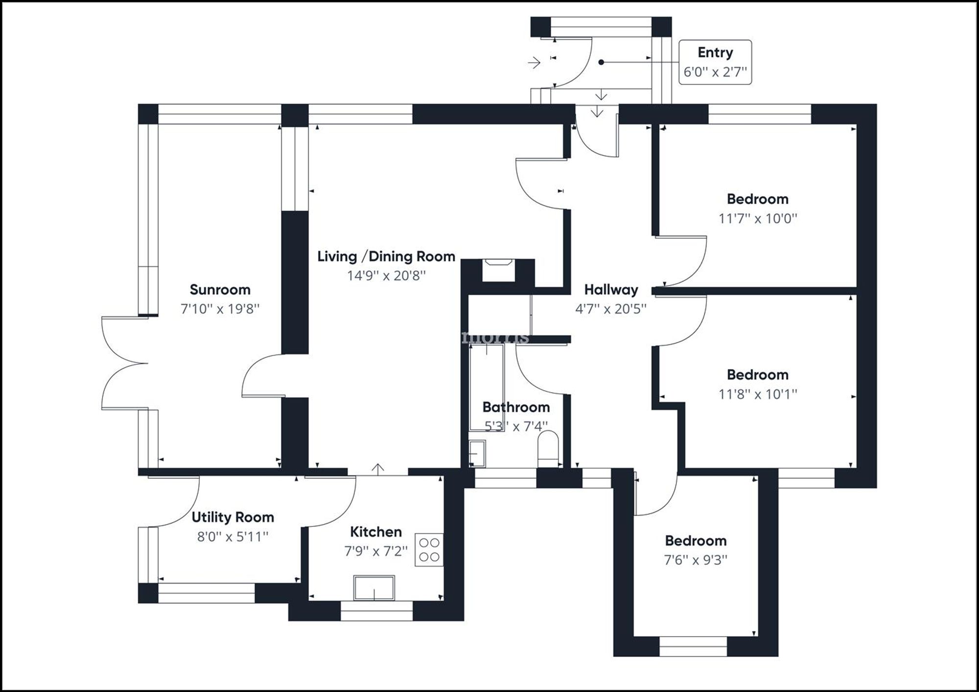 Floorplan for Cardigan, SA43