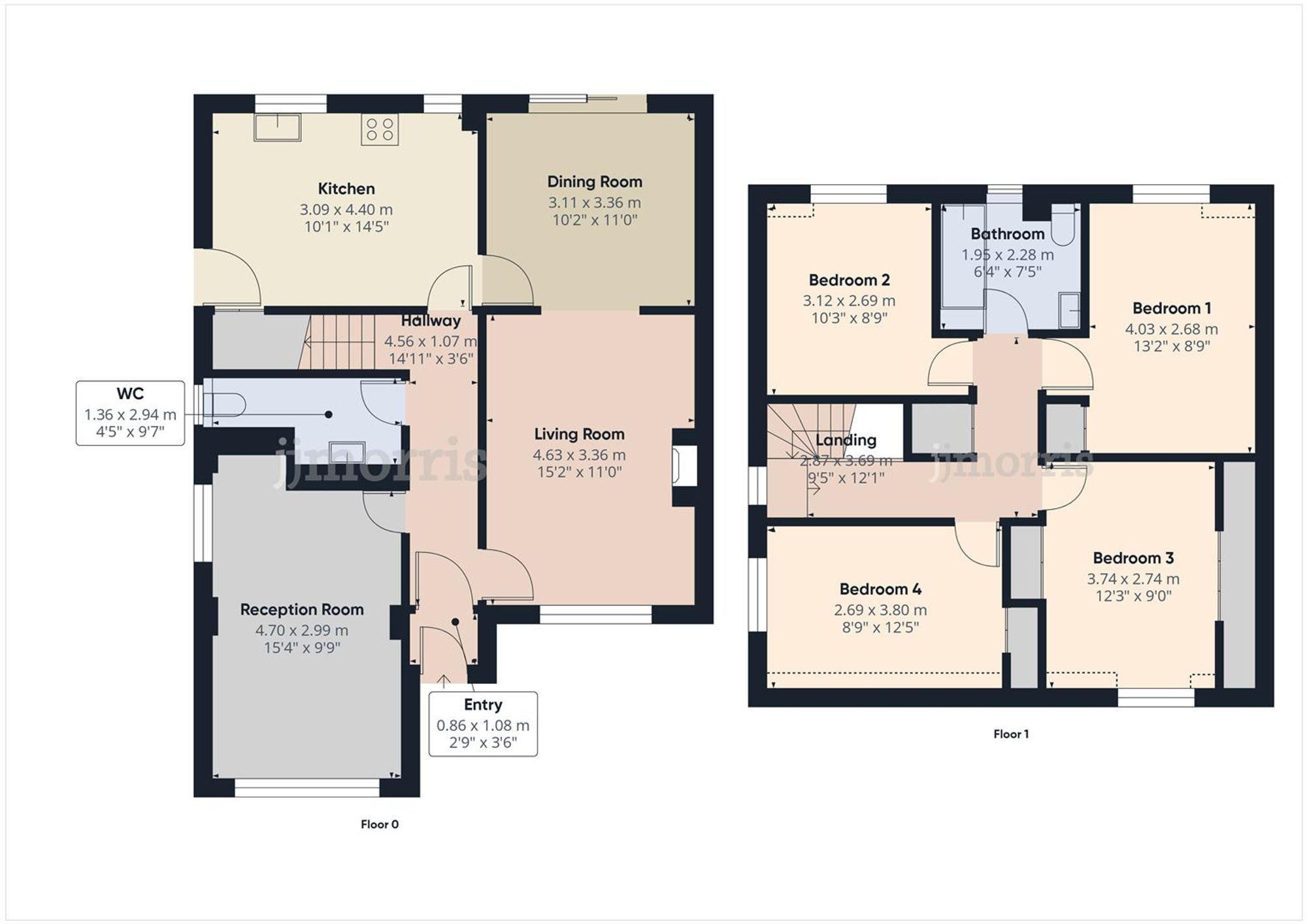 Floorplan for Millard Park, St. Davids, SA62