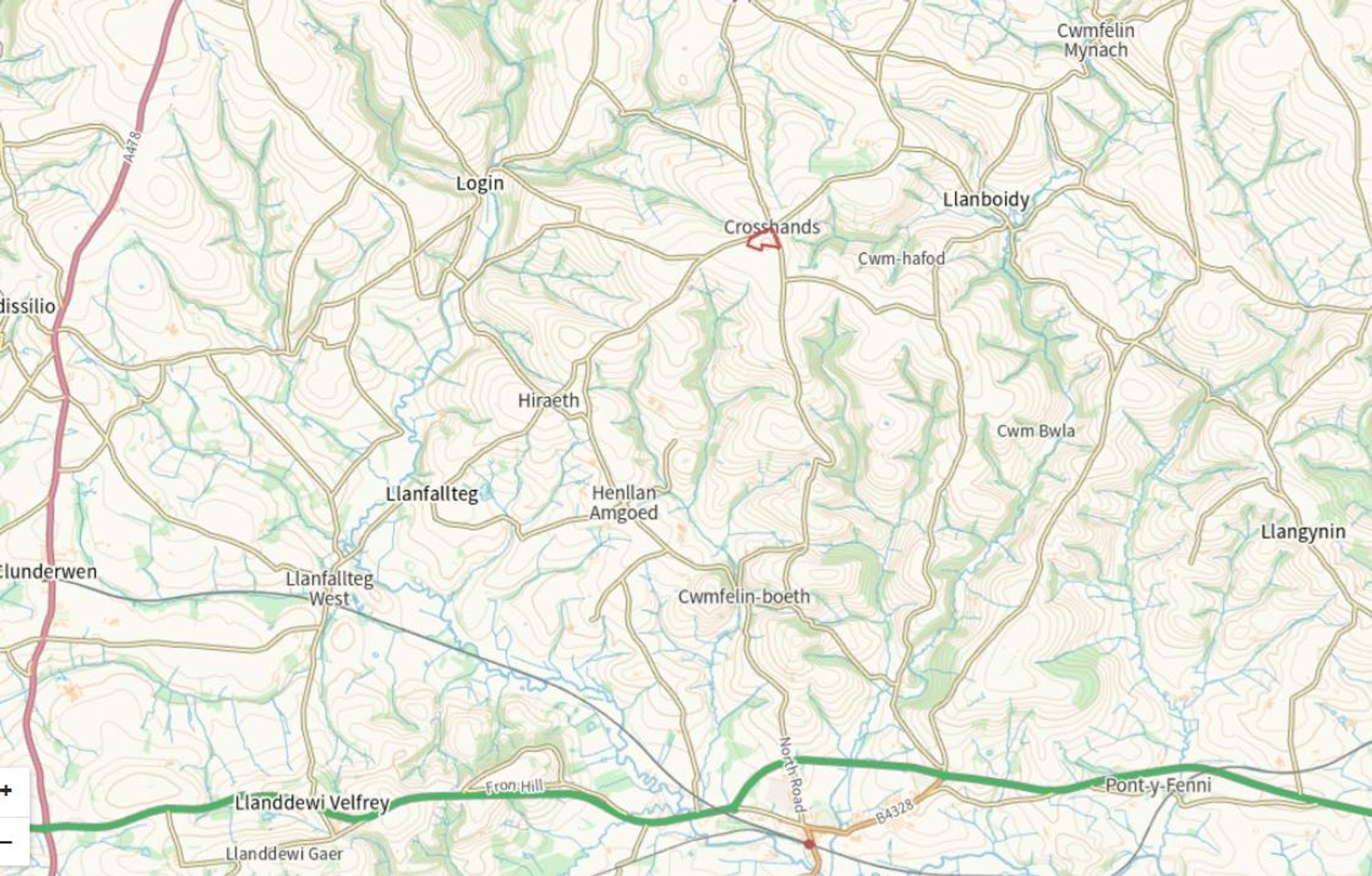 Floorplan for Henllan Amgoed, Whitland, SA34
