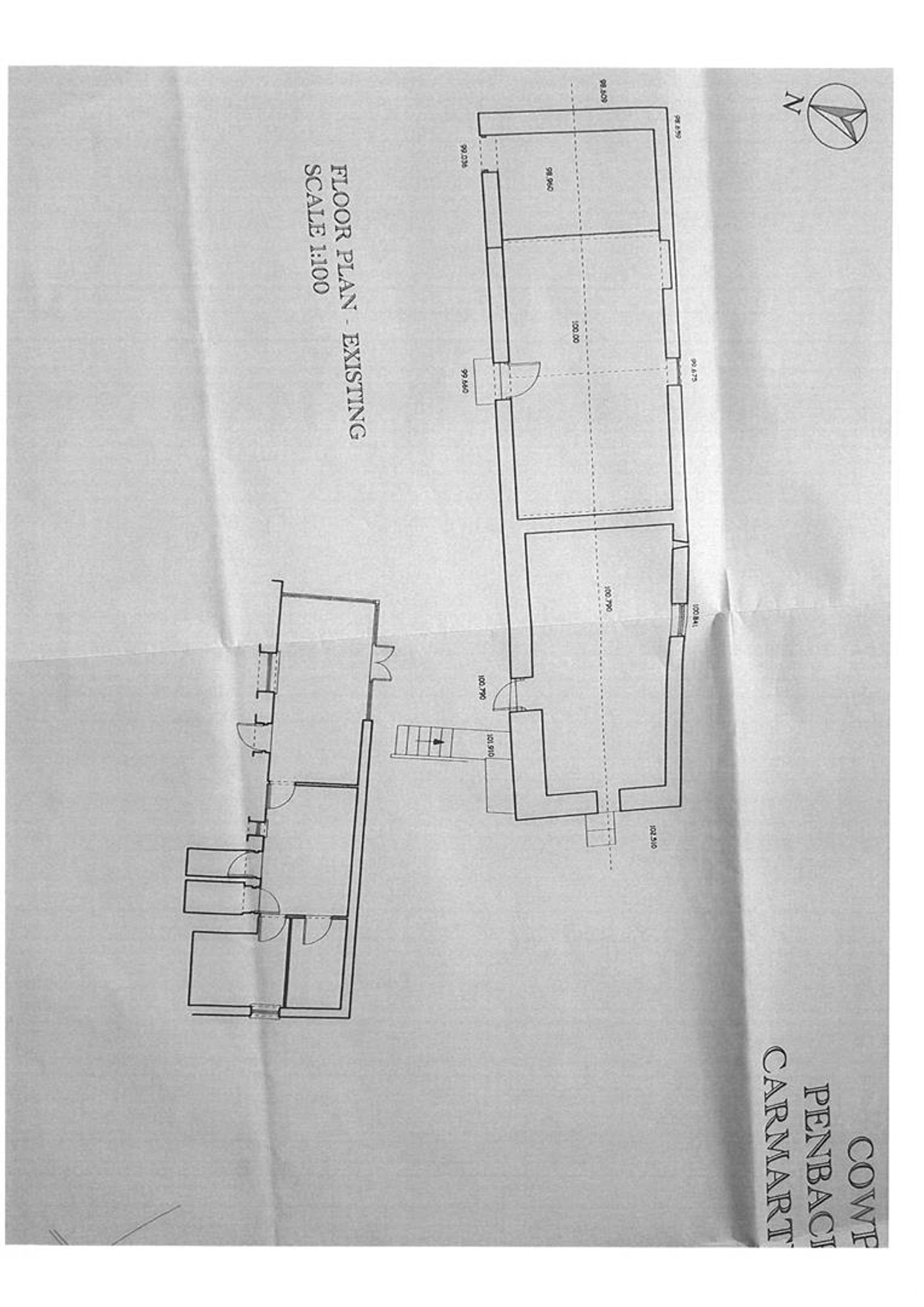 Floorplan for Penback Farm, Ciffig, SA34