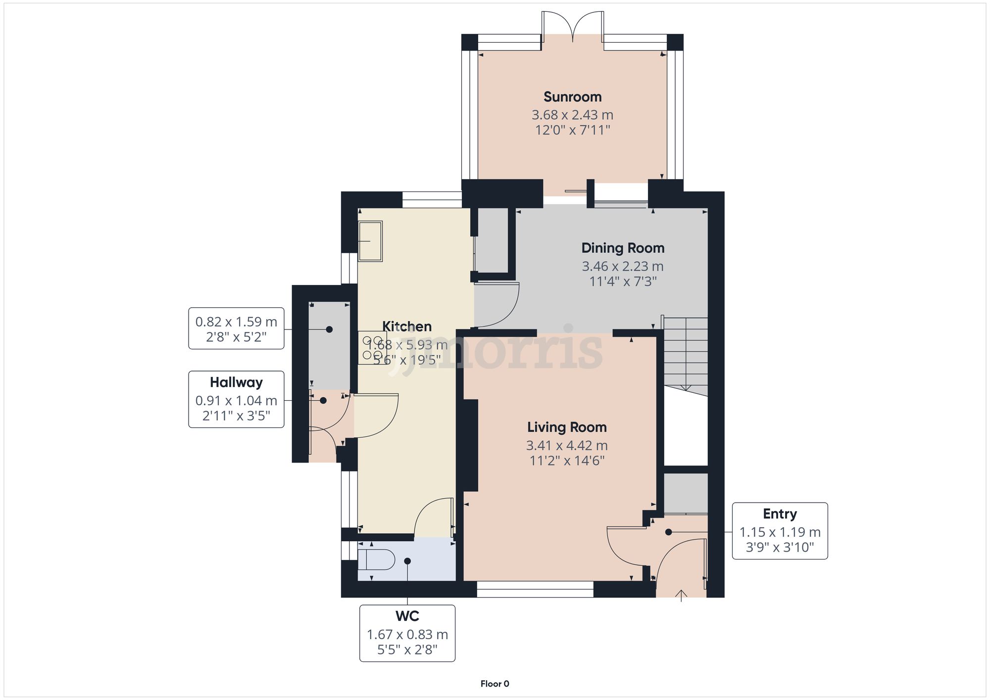 Floorplan for Maesglas, Cardigan, SA43