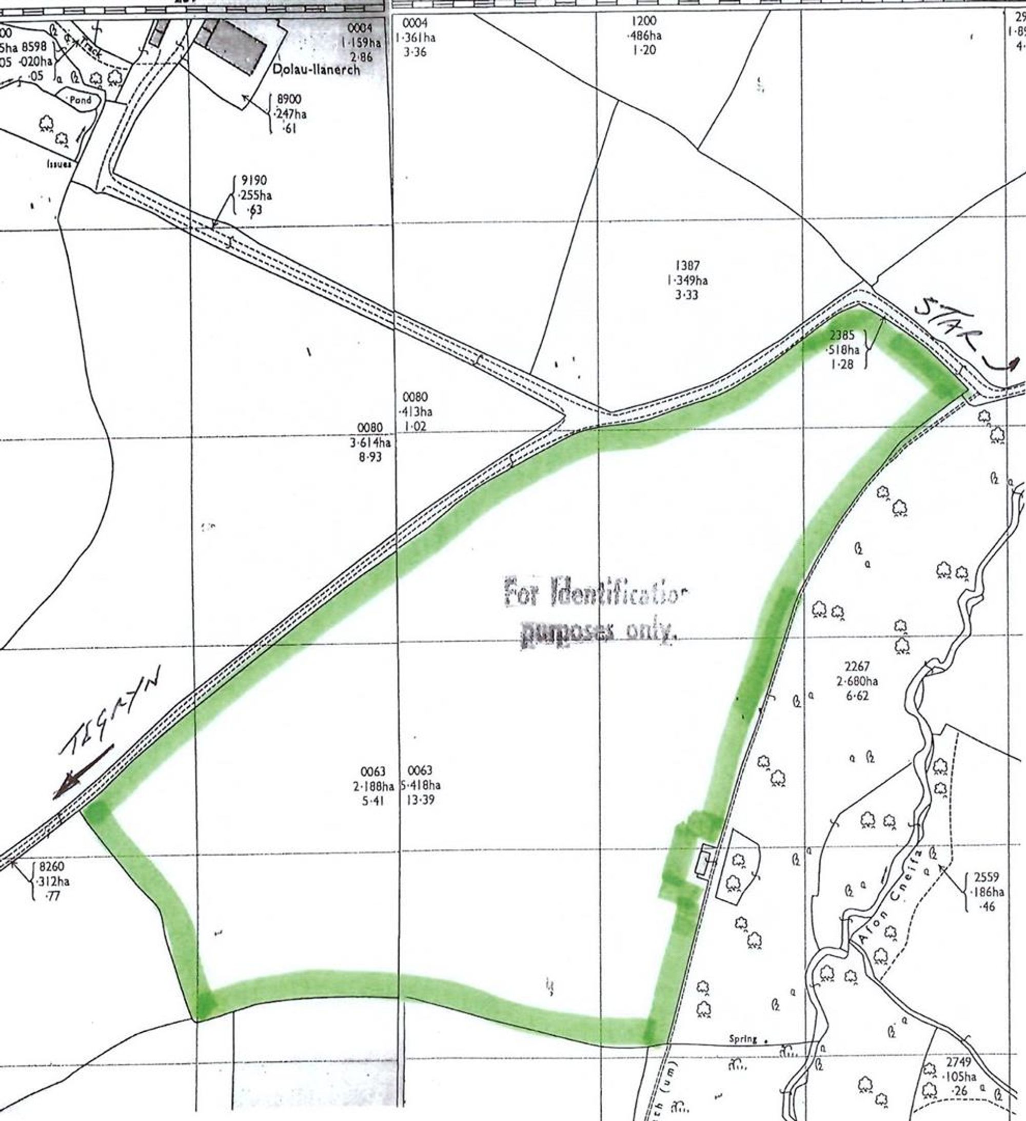Floorplan for Penrallt Dolau, Clydey, SA35