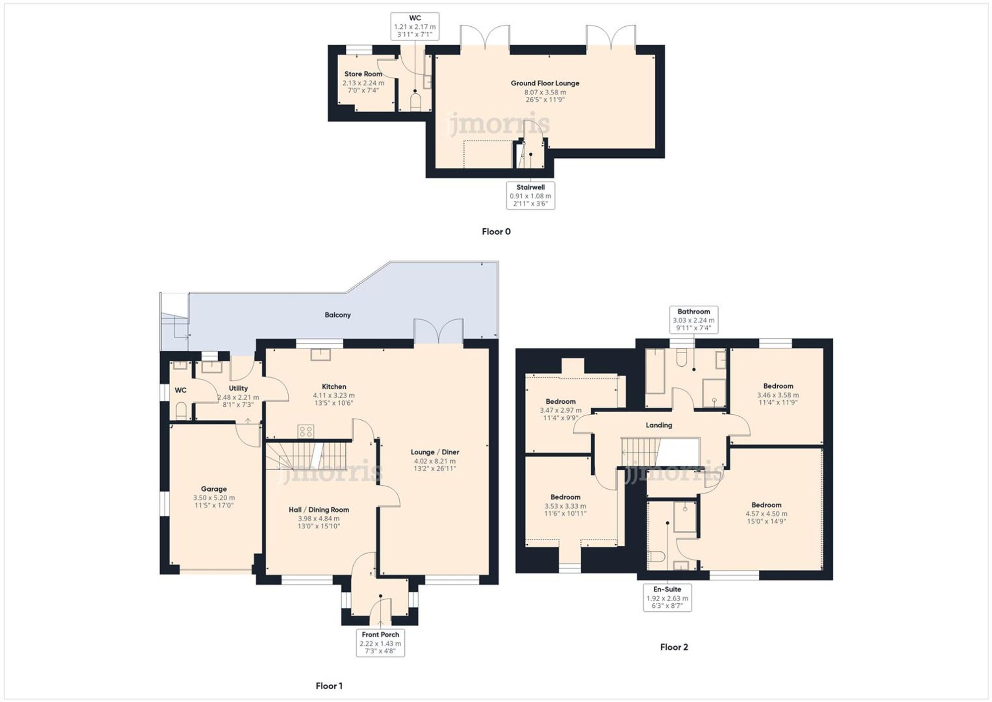 Floorplan for St. Clears, Llangynin, SA33